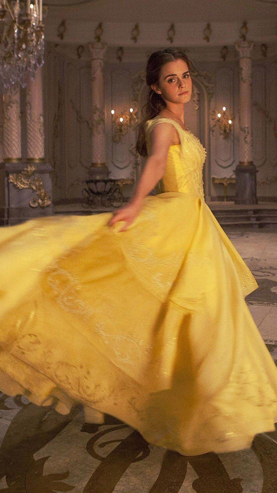 1080x1920 Beauty and the Beast Emma Watson iPhone 8 Wallpaper Free