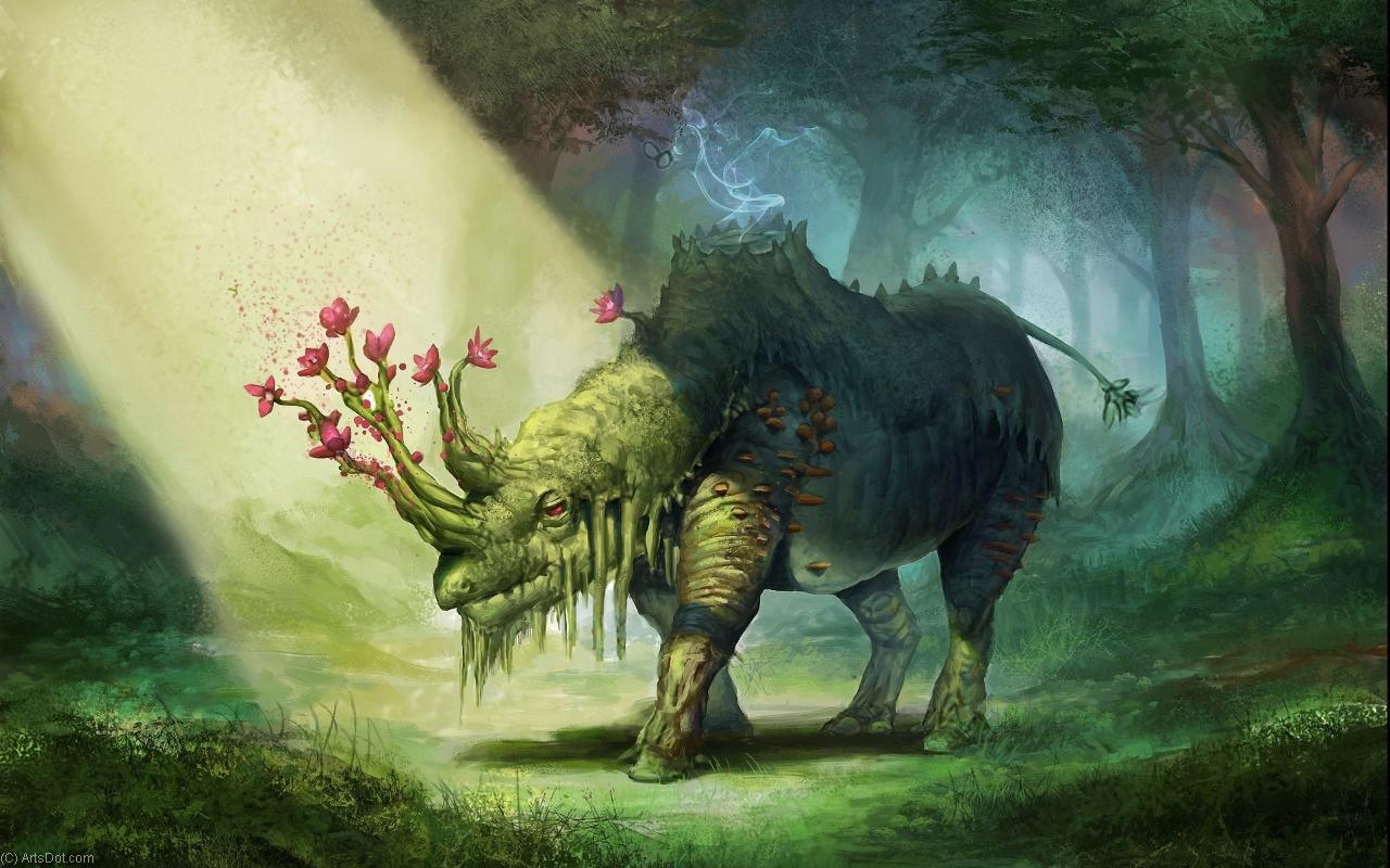 1280x800 Canvas Photo Mythical creatures