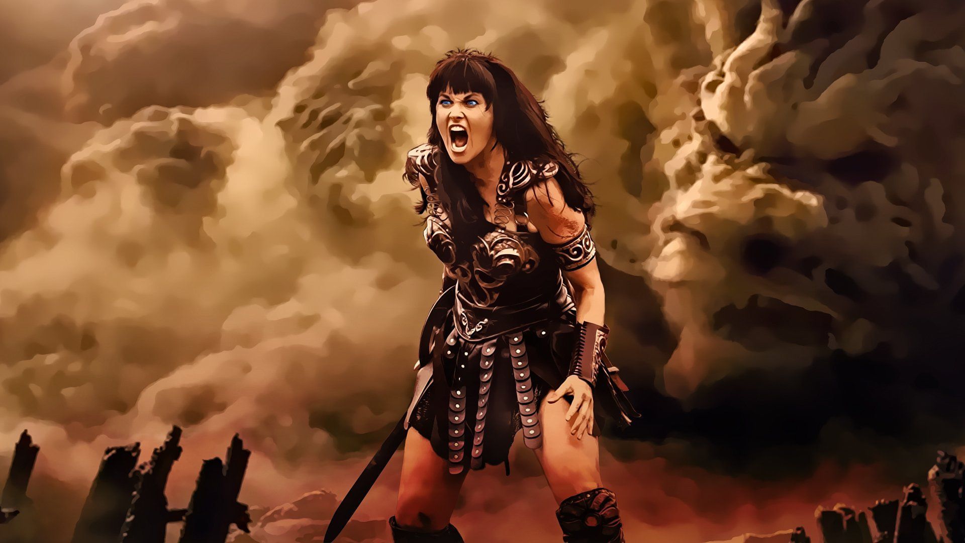 1920x1080 Xena: Warrior Princess HD Wallpaper
