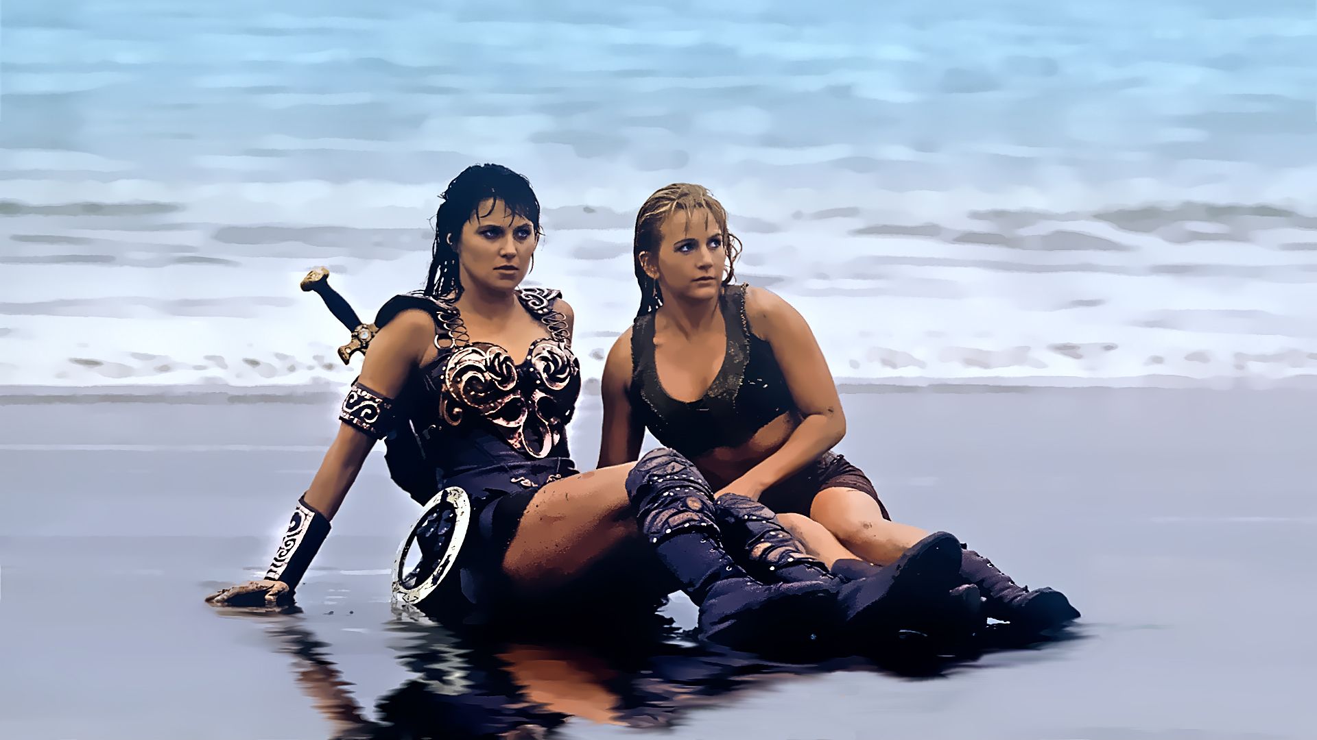 1920x1080 Lucy Lawless HD Wallpaper