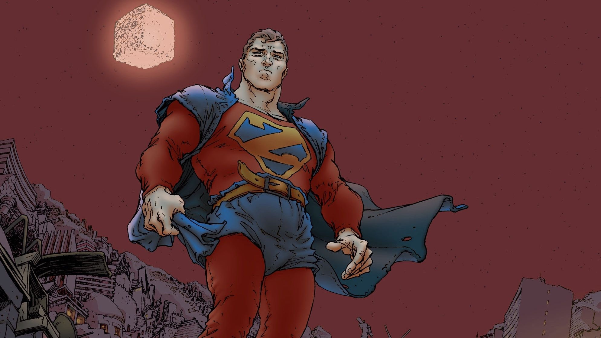 1988x1118 All Star Superman HD DC Comic Wallpaper