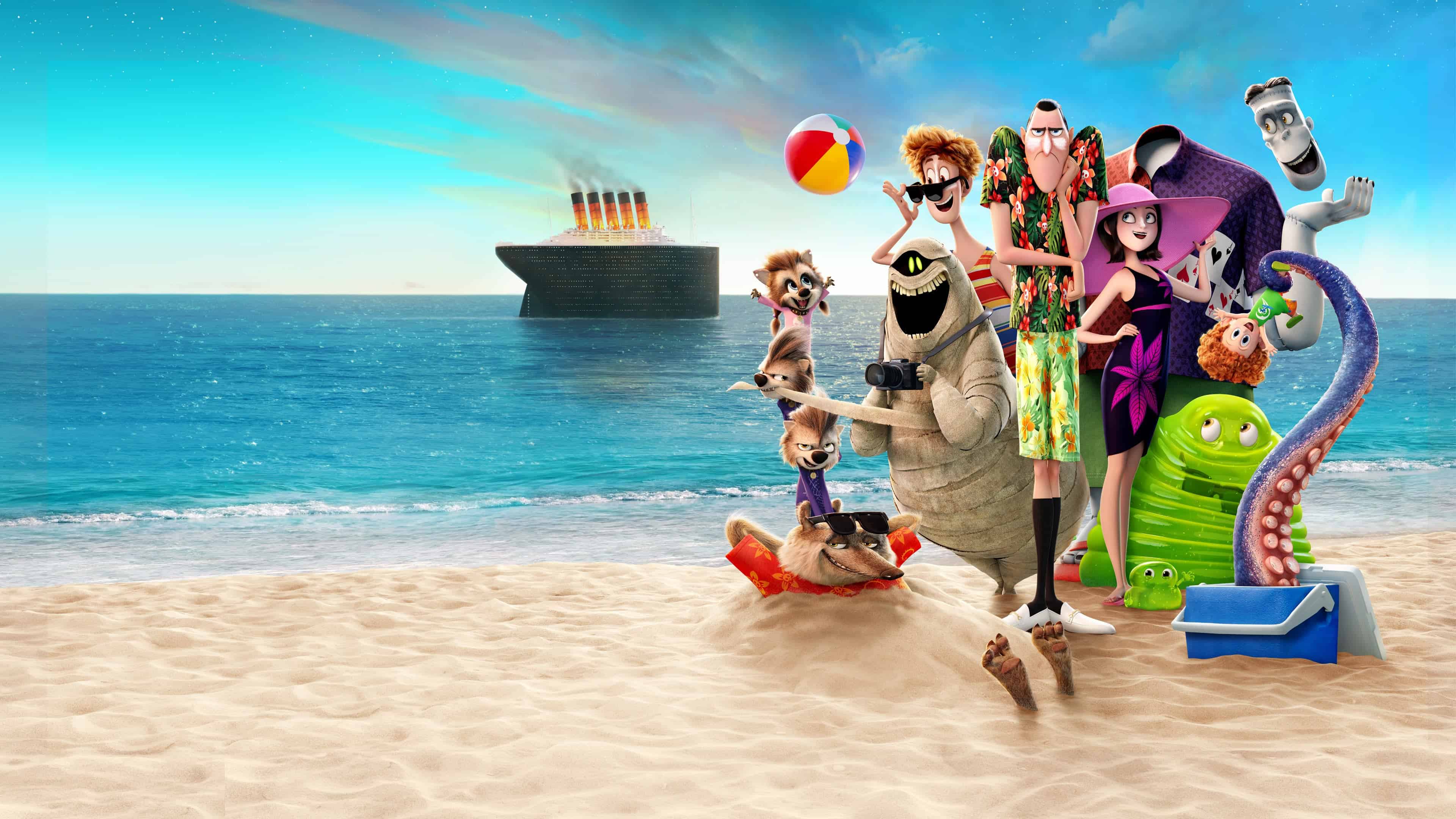 3840x2160 Hotel Transylvania 3 Summer Vacation UHD 4K Wallpaper