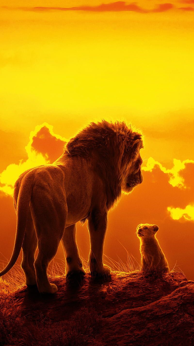 800x1422 The lion king movie, disney, simba
