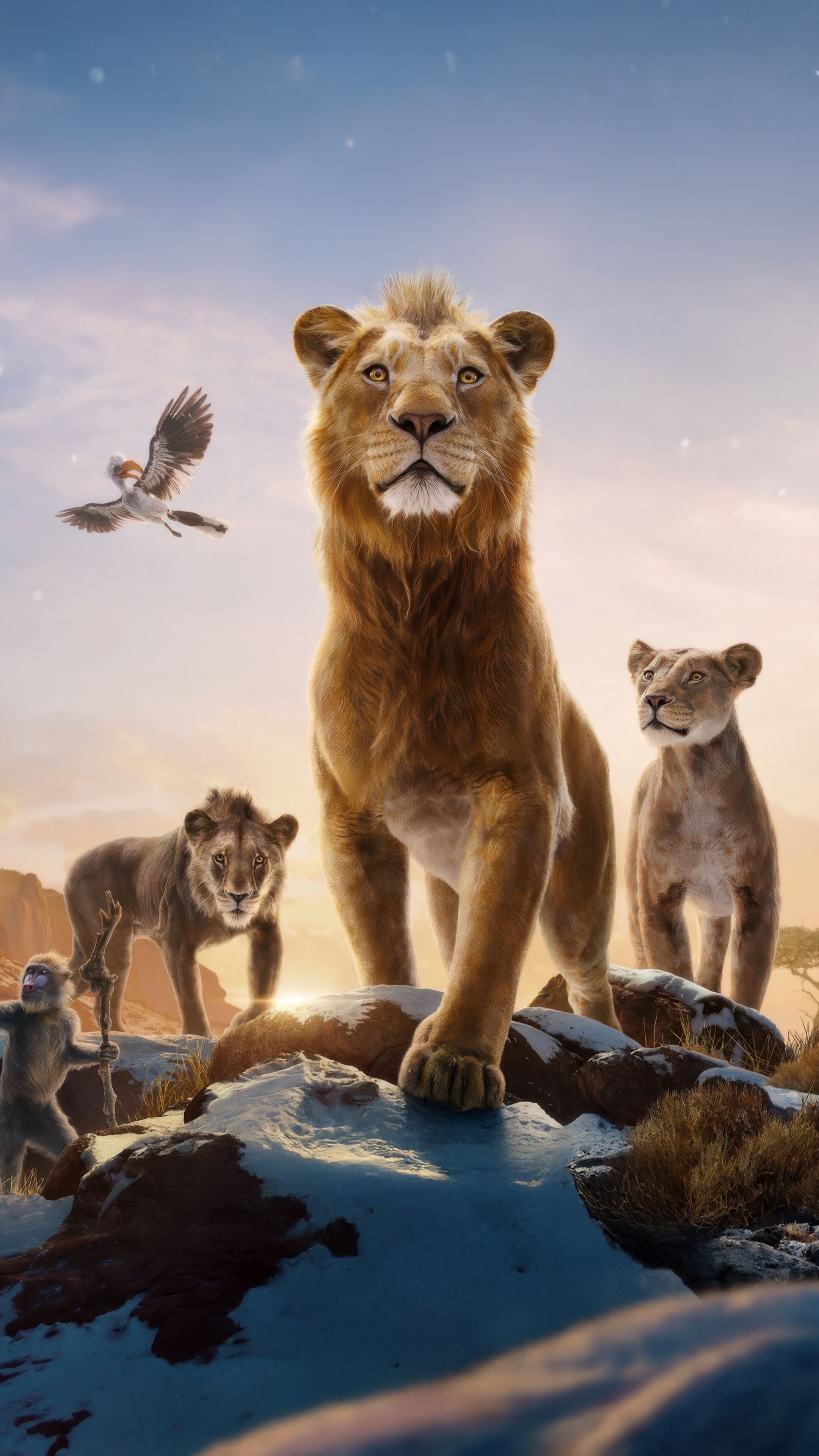 2160x3840 Mufasa The Lion King Movie Wallpaper 4K