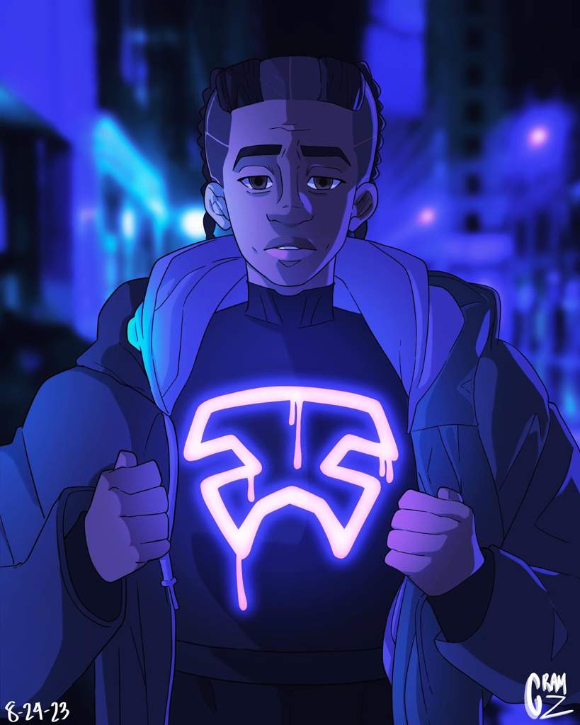 819x1024 Miles Morales Prowler Art