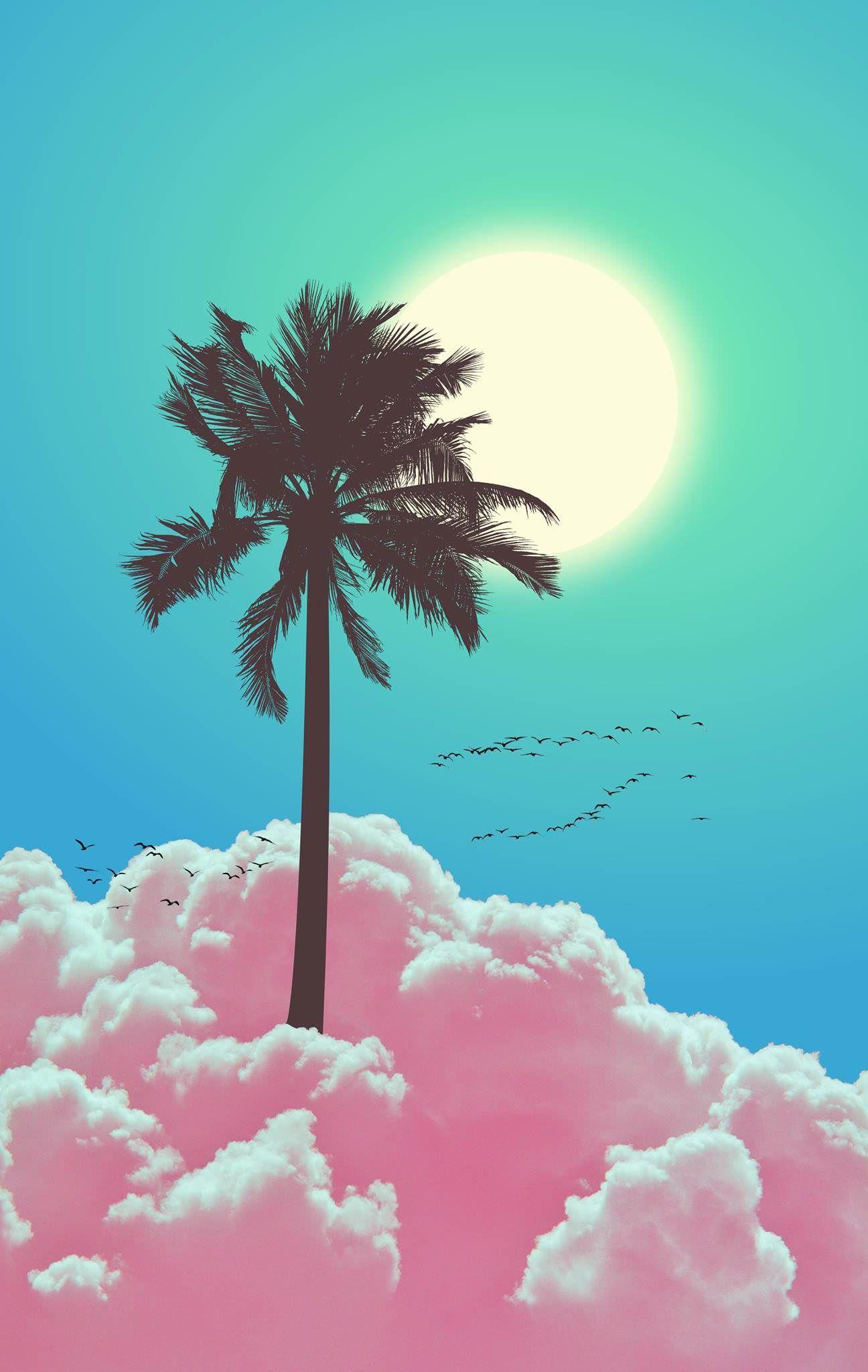 1296x2048 A N C I E N T P A L M. Aesthetic wallpaper, Waves