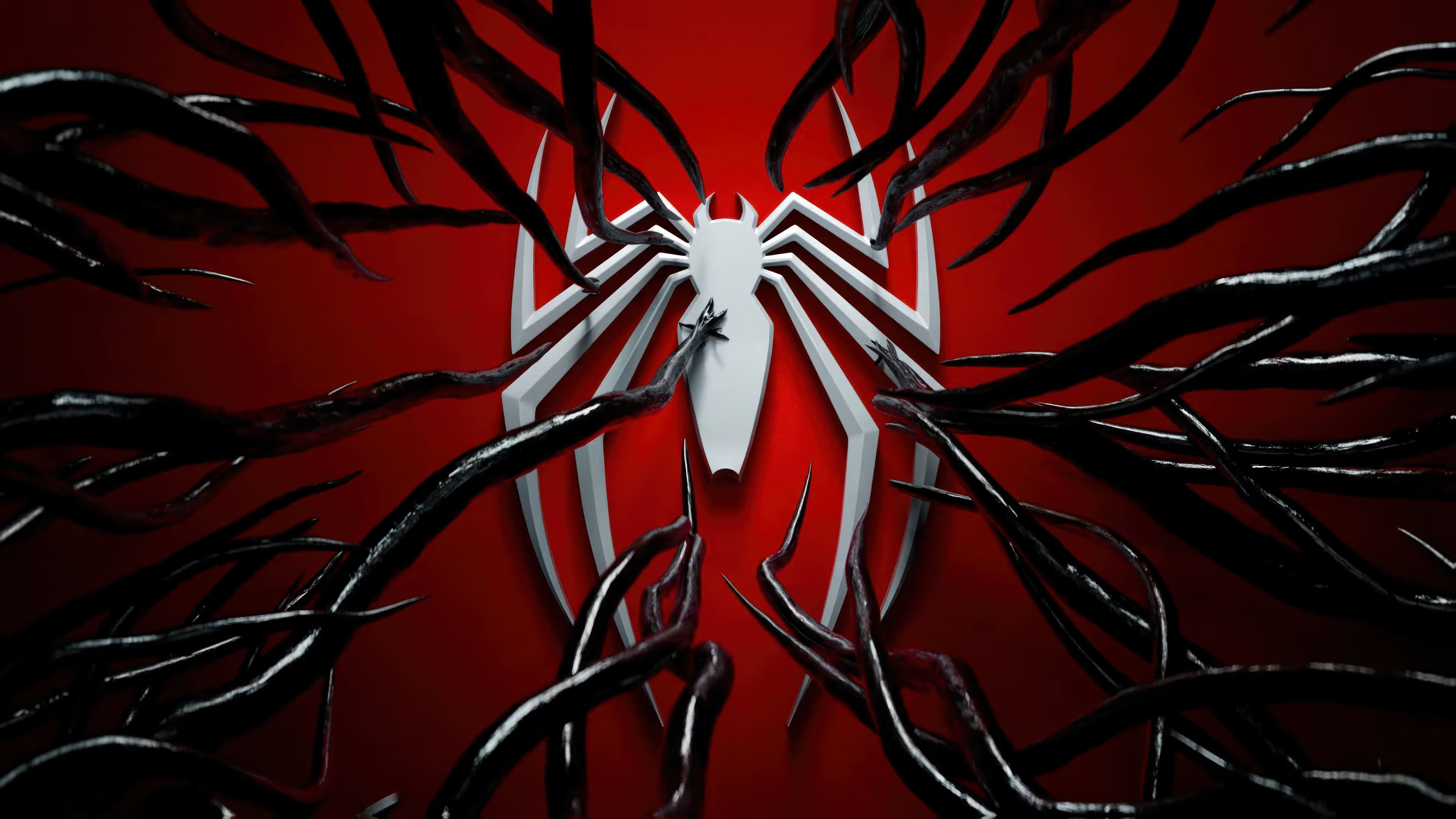 3840x2160 Venom Symbiote Logo 4K Wallpaper
