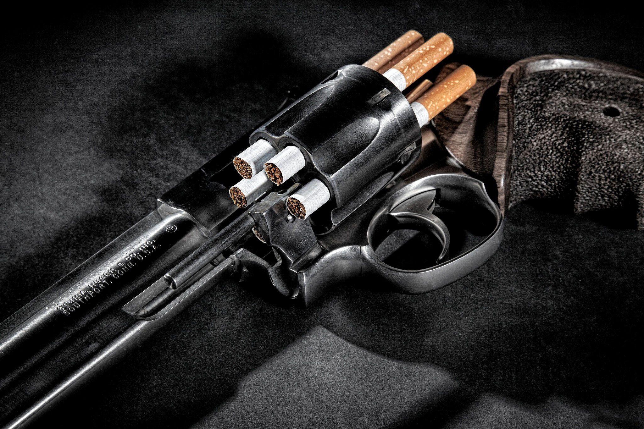 2048x1365 pistol, Revolver, Colt, Drums, Tobacco, Cigarette, Filters