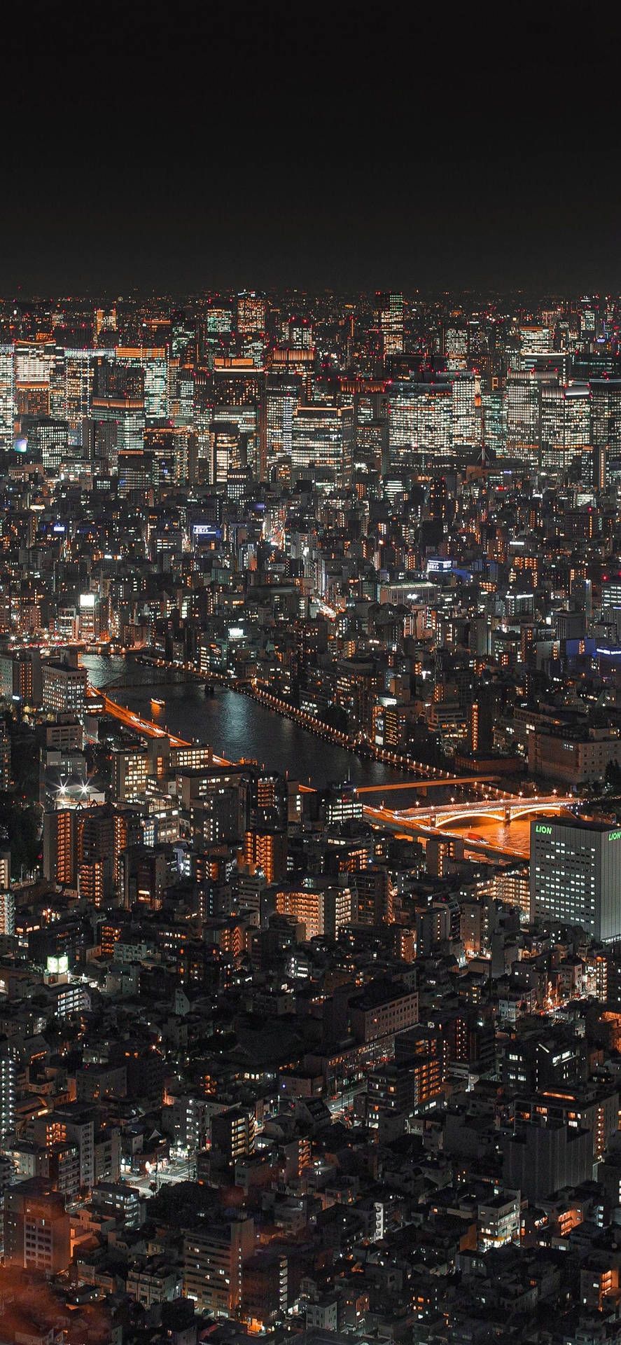 887x1920 Night City Aesthetic Wallpaper