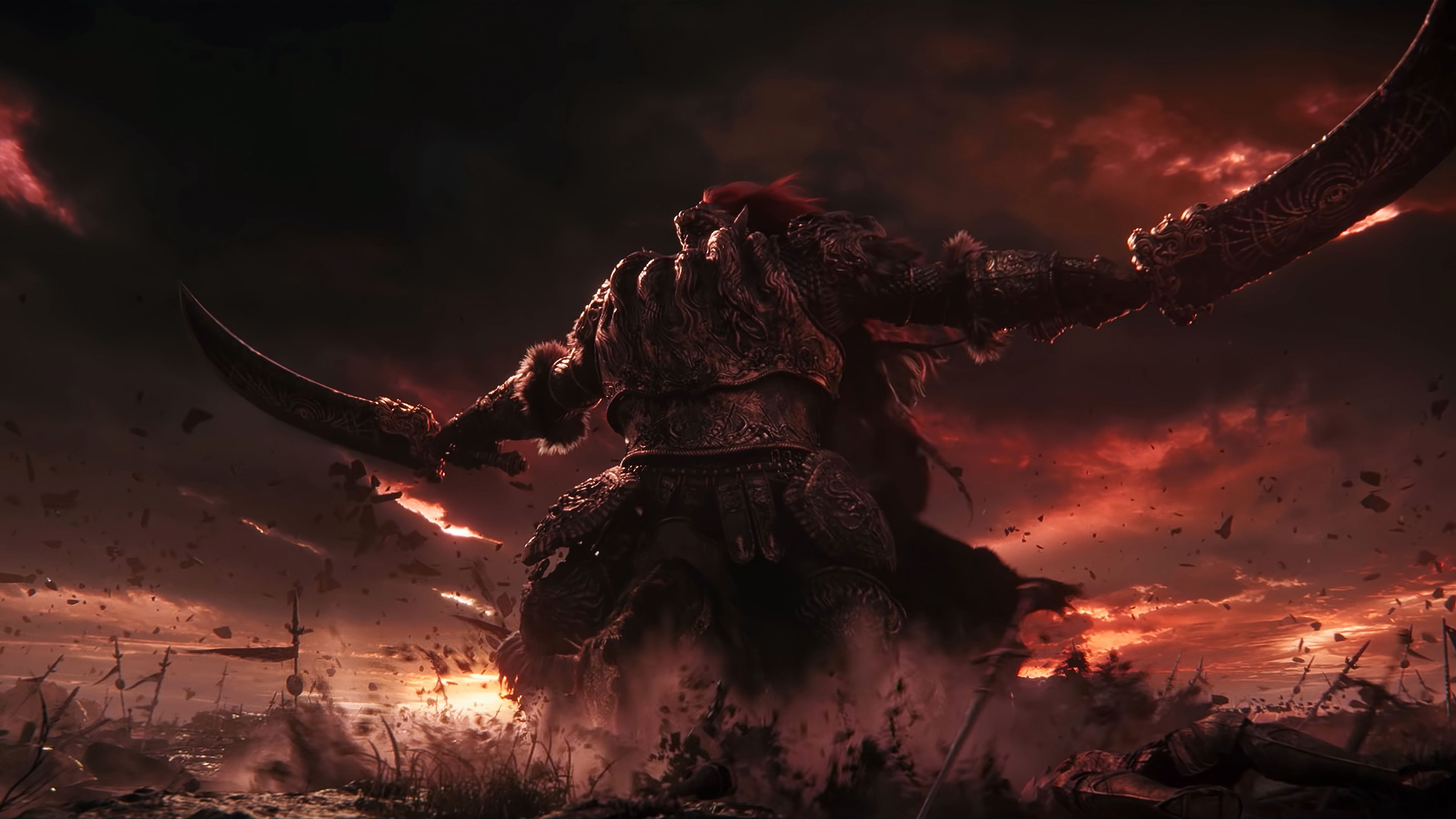 3840x2160 Elden Ring Game Boss Wallpaper 4K PC