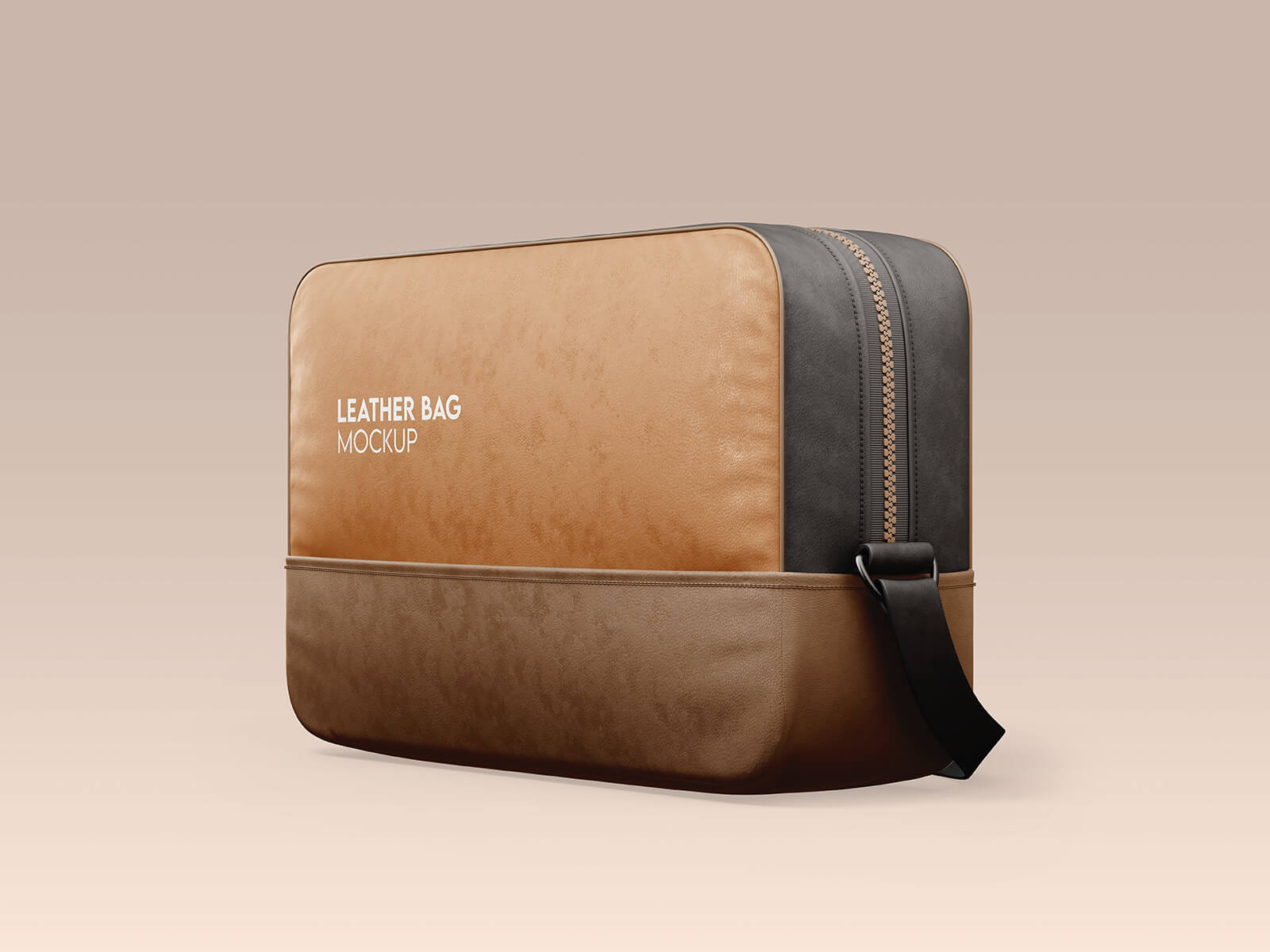 1600x1200 Leather Bag Mockup. Free PSD Templates