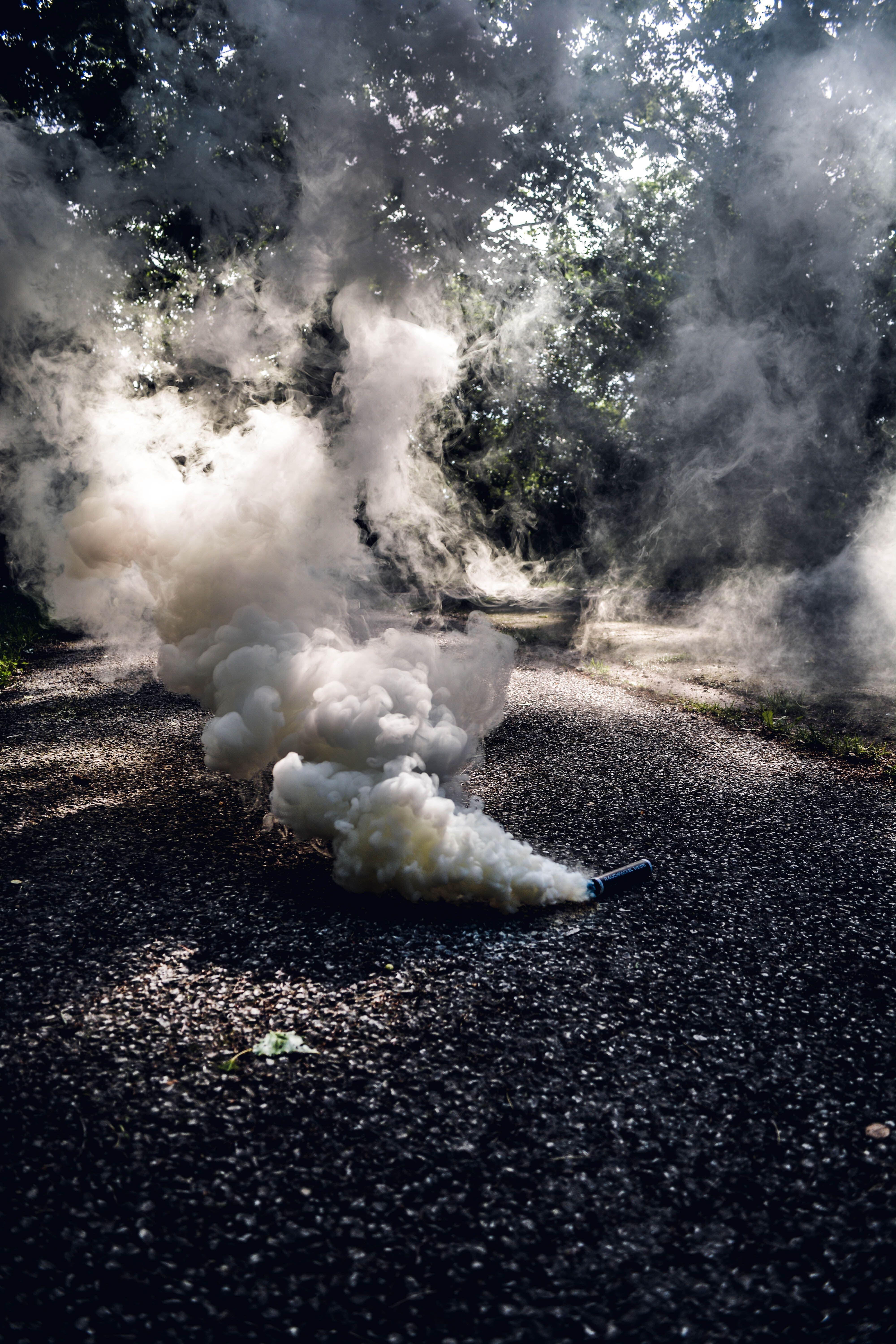 4000x6000 Photo of Smoke Grenade on Ground · Free