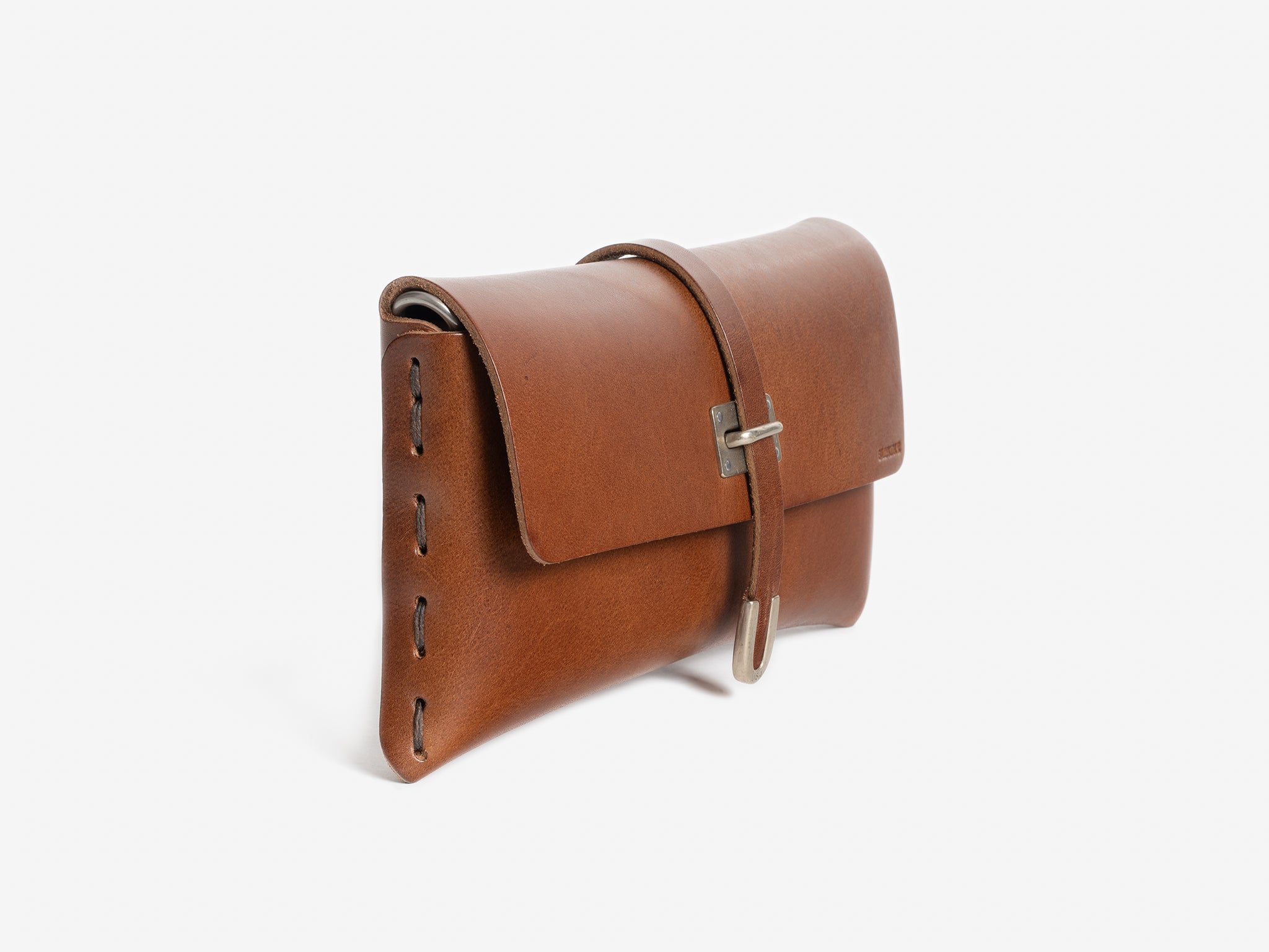2048x1536 No. 125 Small Leather Clutch, Tan Full Grain Vegetable Tanned Leather