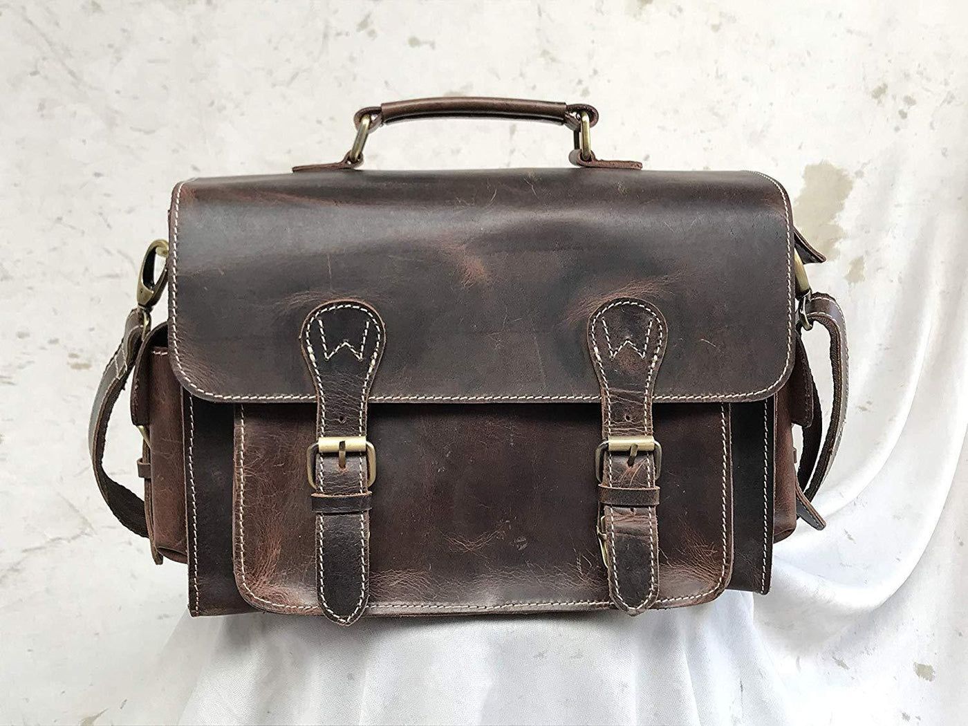 1400x1050 Leather DSLR Camera Bag