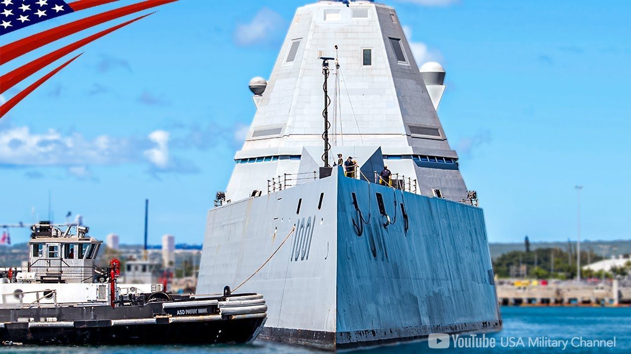 1280x720 American Zumwalt Class Destroyer