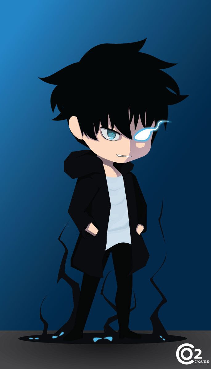 685x1198 Sung Jin Woo Chibi