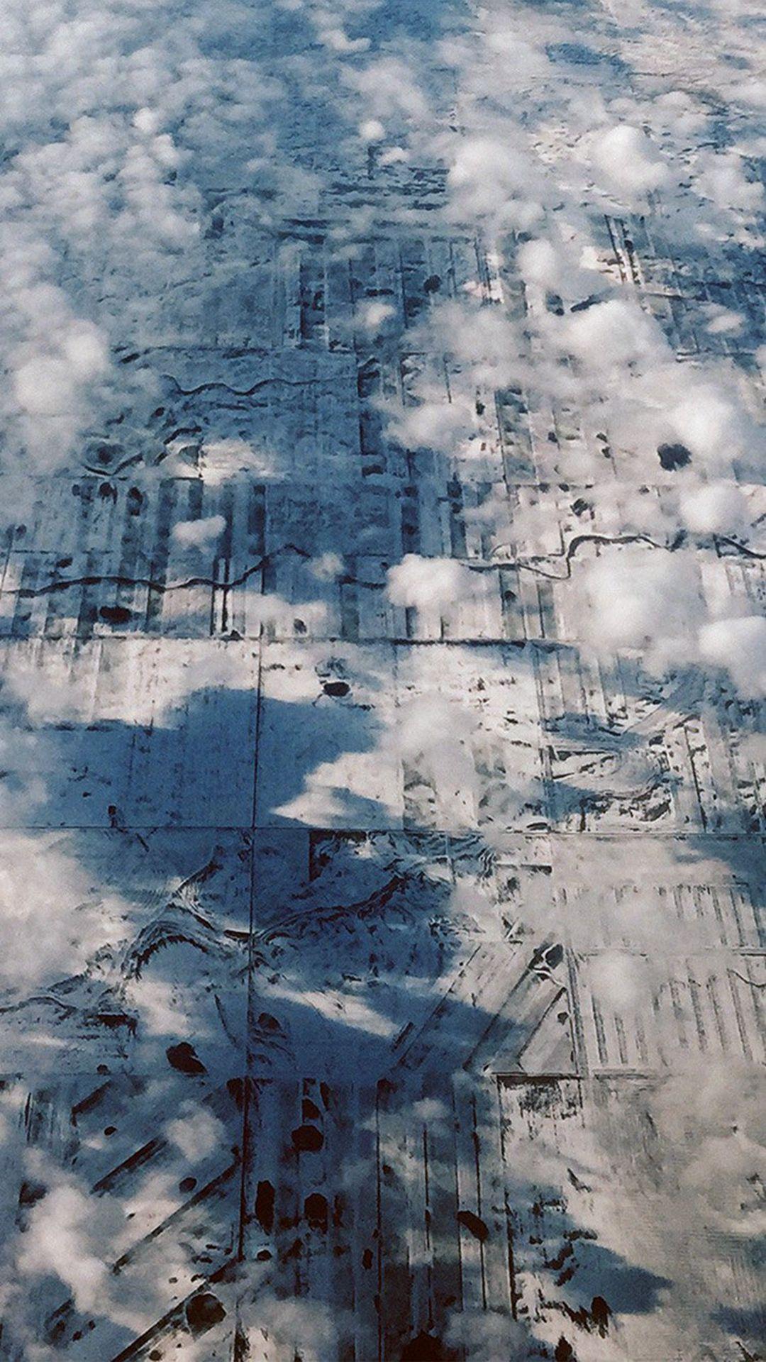 1080x1920 Earth View Sky Land Cloud Snow Fly iPhone 8 Wallpaper Free Download