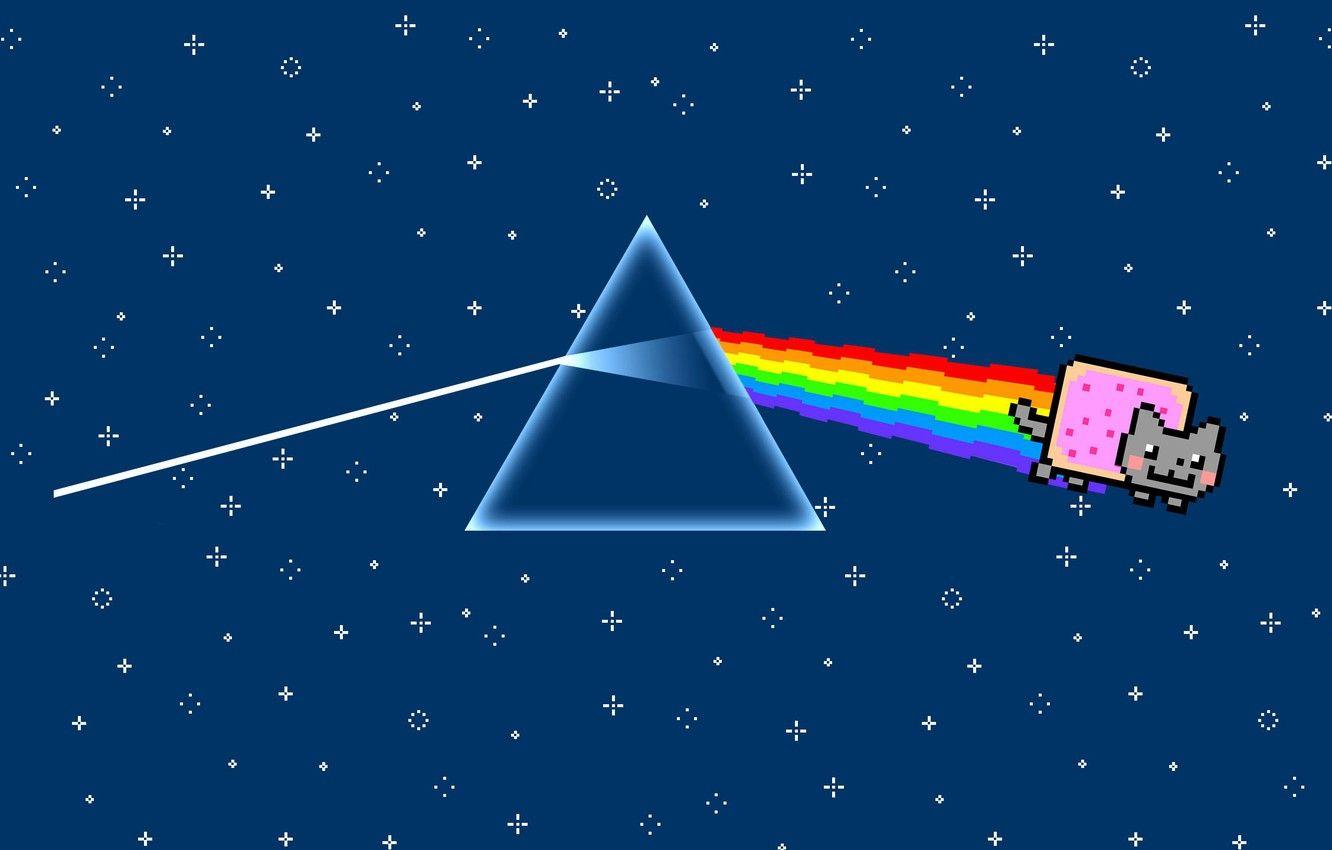 1332x850 Wallpaper Music, Triangle, Pink Floyd, Art, Prism, Rock