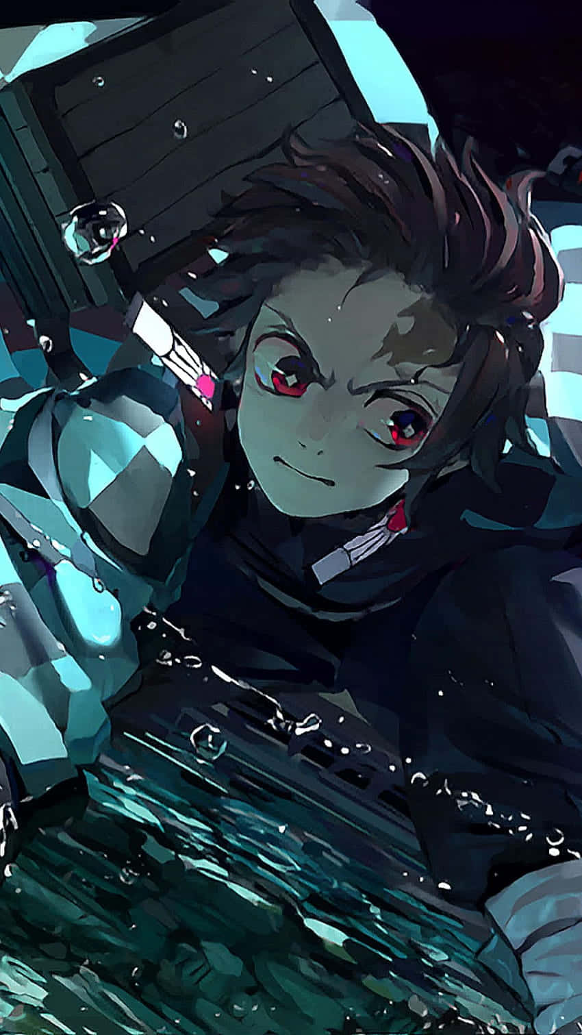 850x1511 Download Cute Demon Slayer Tanjiro