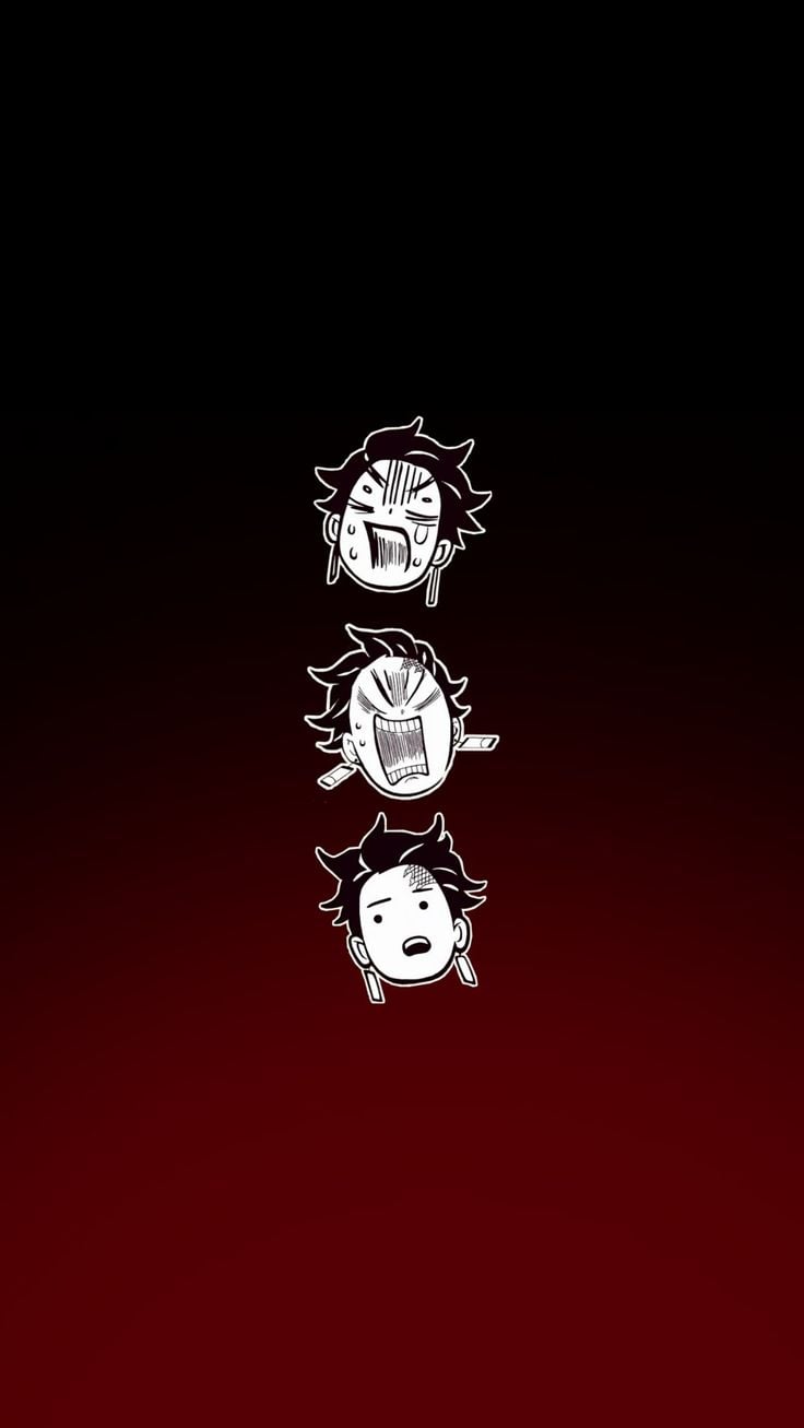 736x1307 Tanjiro Dark Wallpaper