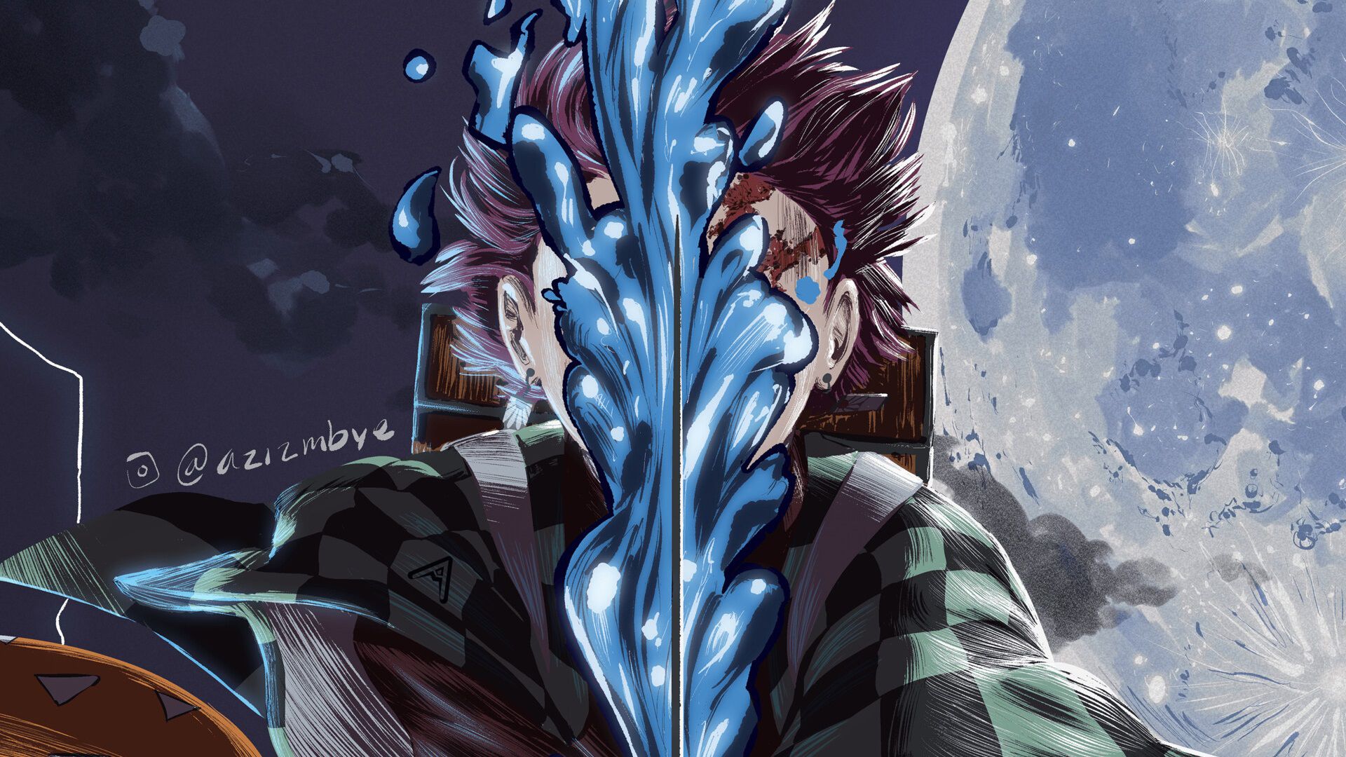 1920x1080 Demon Slayer Tanjiro Kamado With Sword