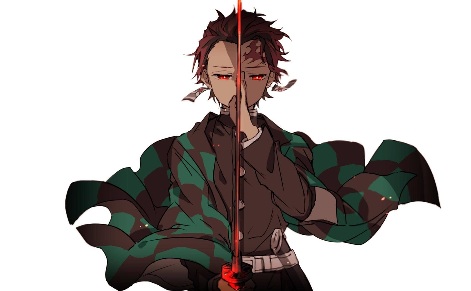1920x1188 Intense Looking Tanjiro Kamado