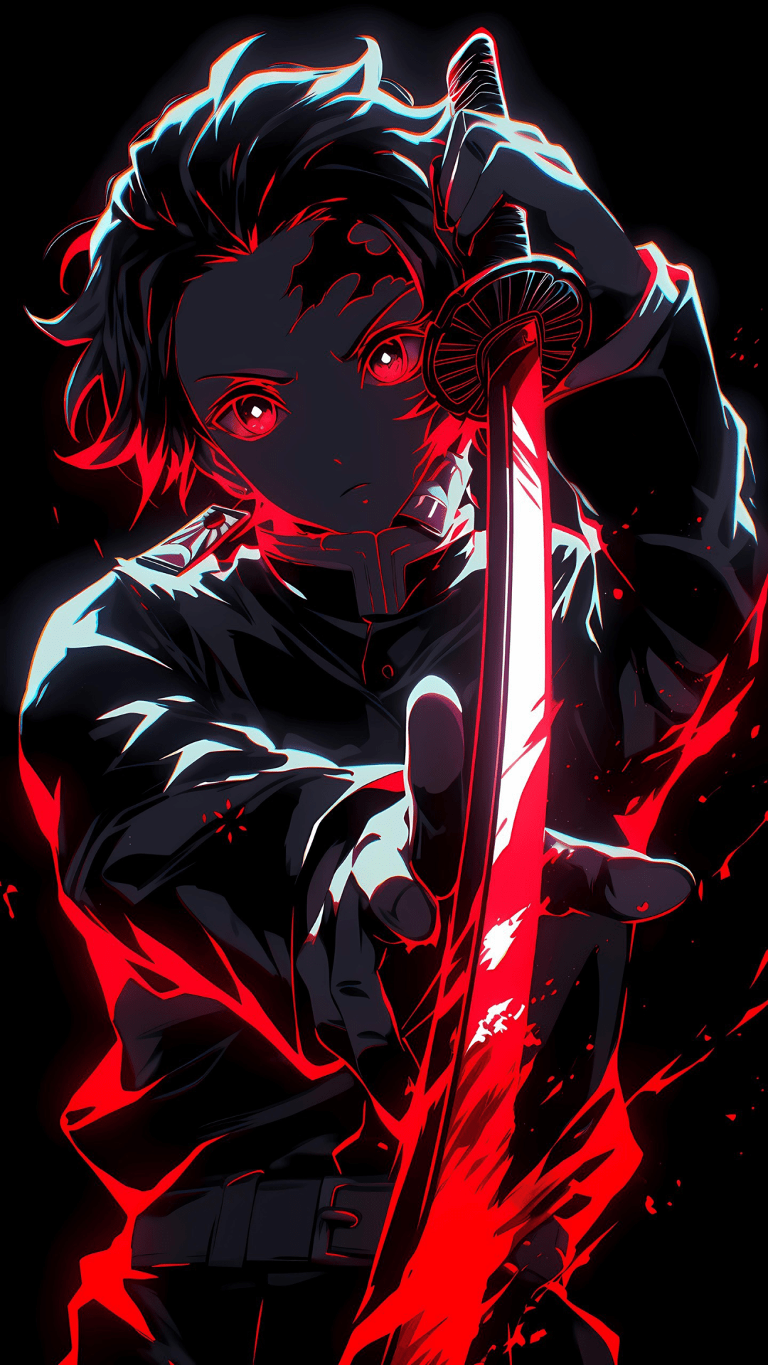 1080x1920 Tanjiro Kamado Wallpaper 4K, AMOLED