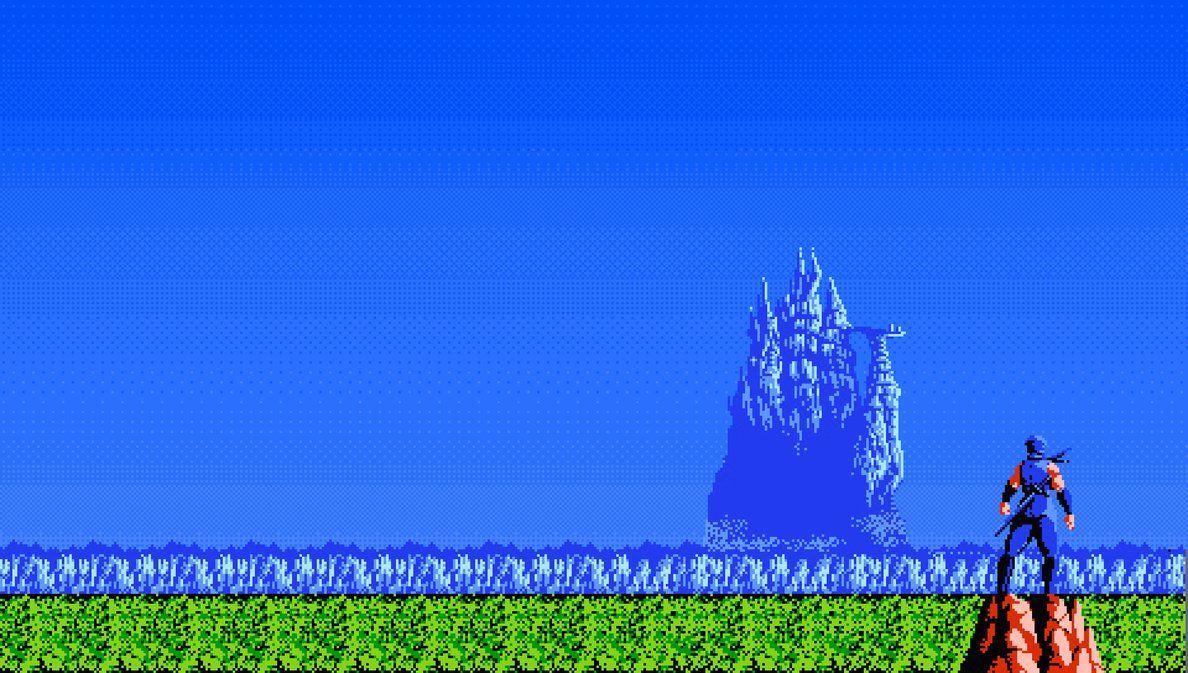 1188x673 Widescreen wallpaper Ninja Gaiden (NES)