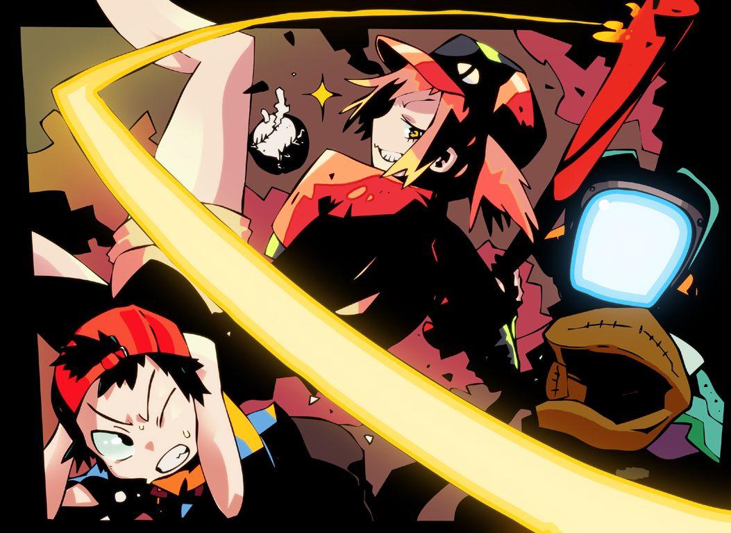 1053x767 FLCL Anime Image Board