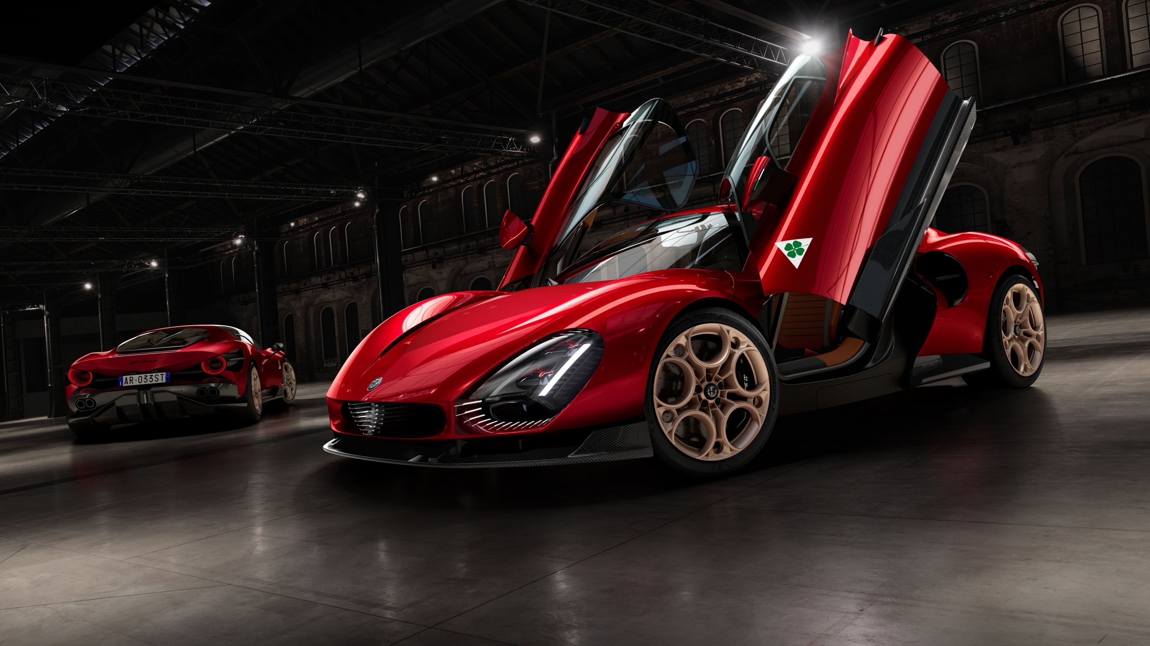3840x2160 Alfa Romeo 33 Stradale 2024 4K