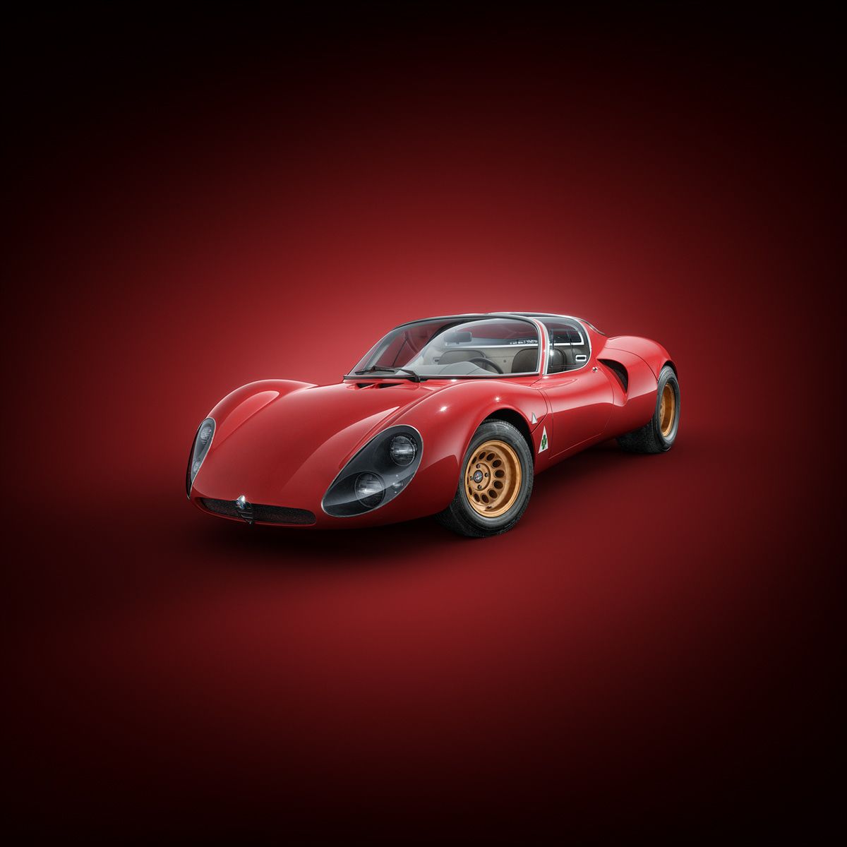 1200x1200 Alfa Romeo 33 Stradale CGI - Behance