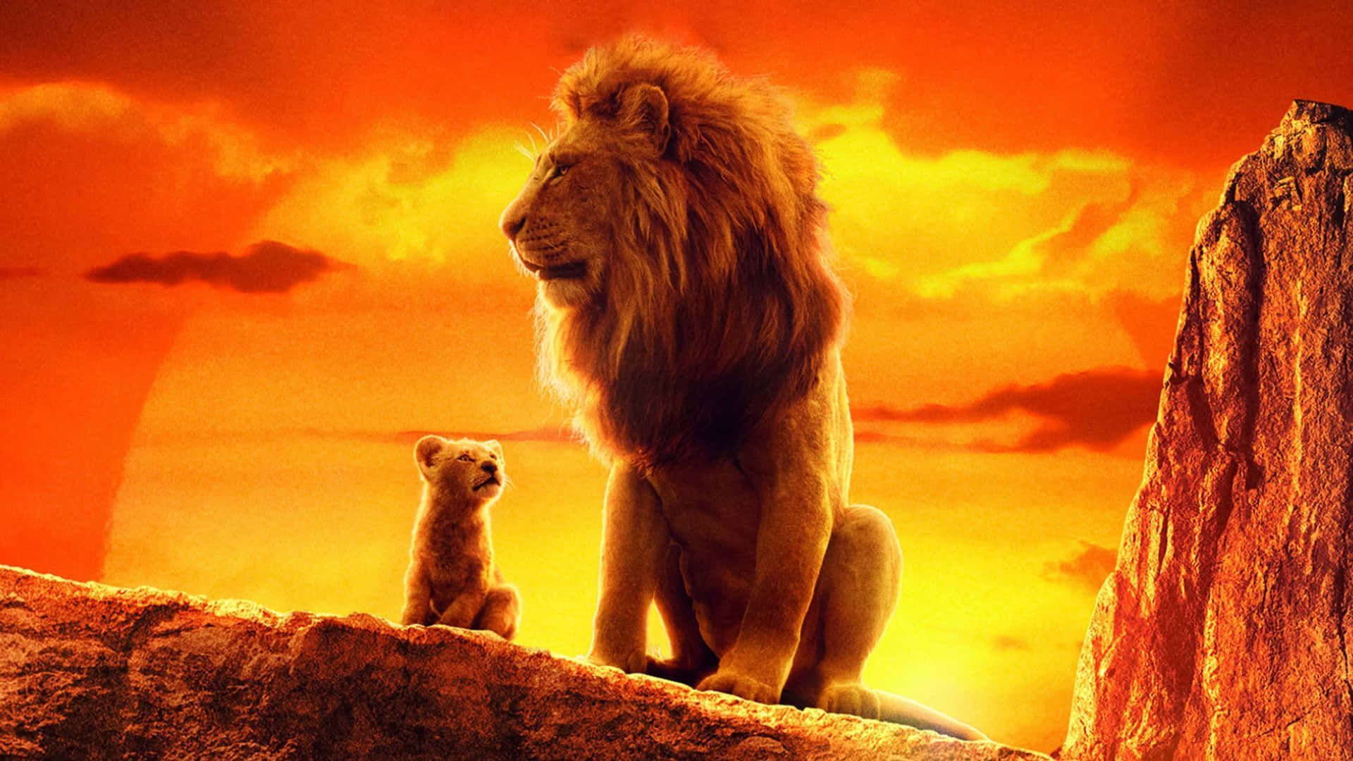 1920x1080 Lion King Sunset Simbaand Mufasa