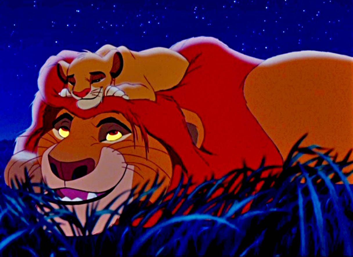 1216x883 Cartoon Mufasa Lion King Wallpaper