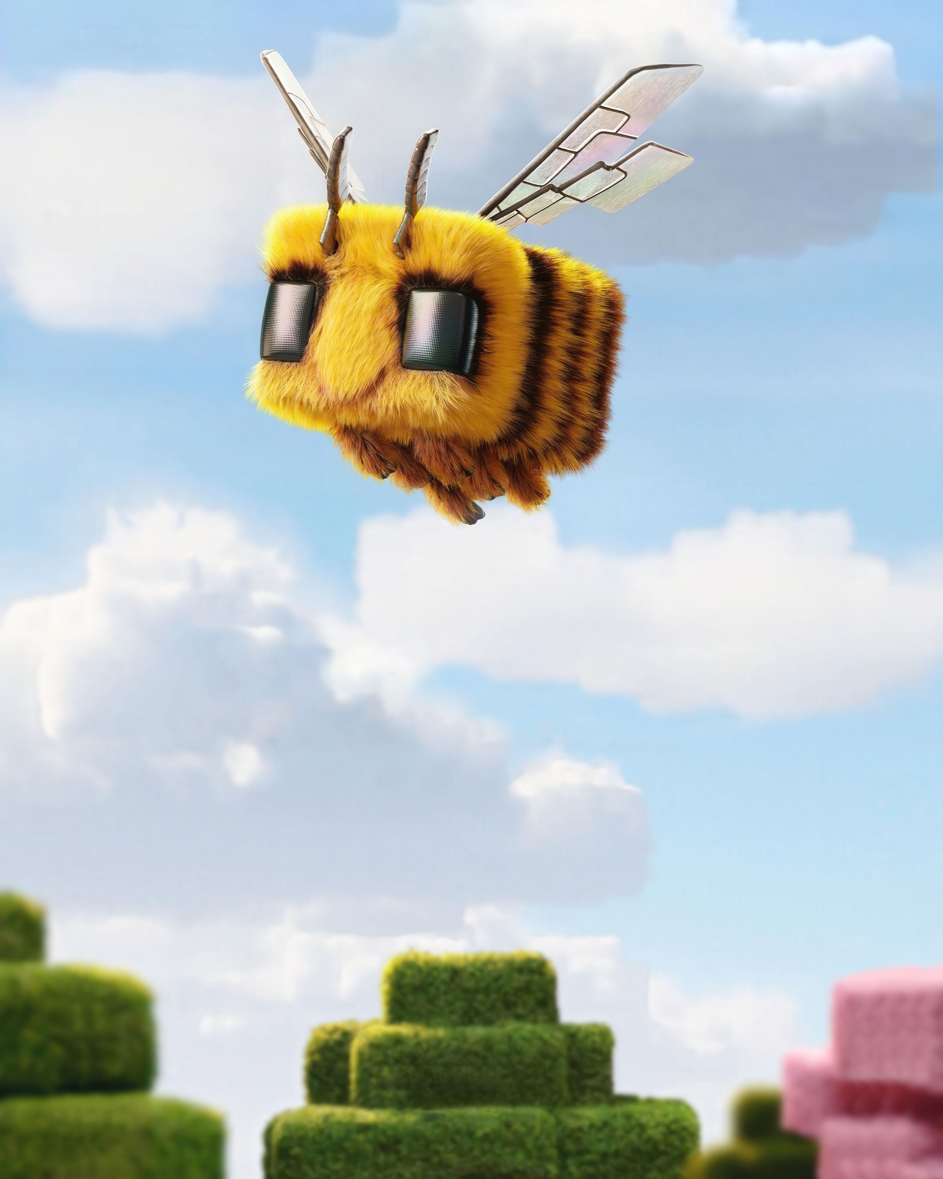 3071x3840 A Minecraft Movie Textless Poster