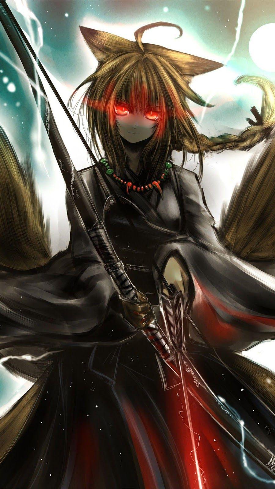900x1600 Anime Cat Girl Wallpaper