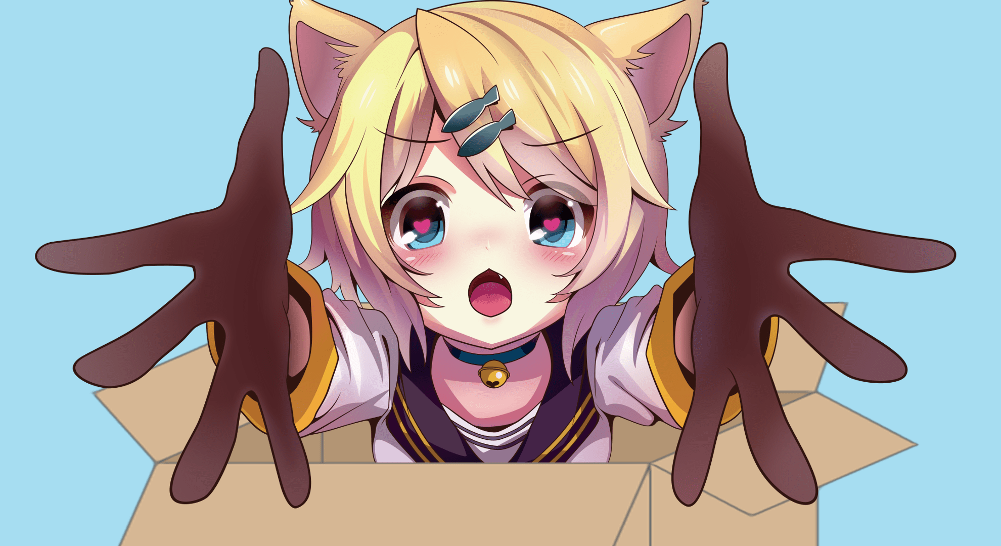 1980x1080 Cat Girl HD Wallpaper and Background Image