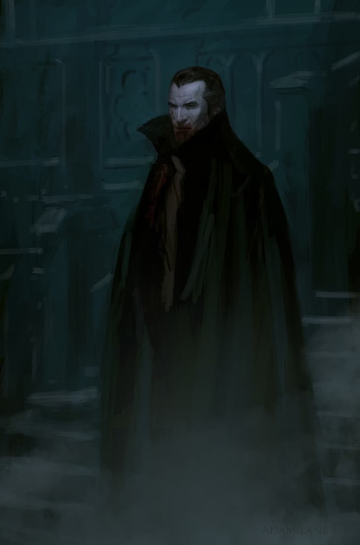 728x1102 HD wallpaper: Dracula, dark hair