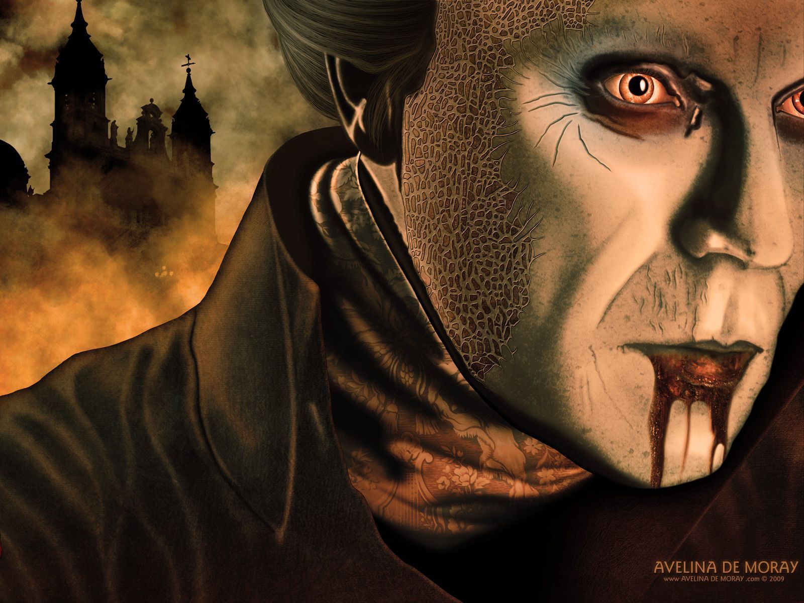 1600x1200 Dracula Holiday Halloween Wallpaper