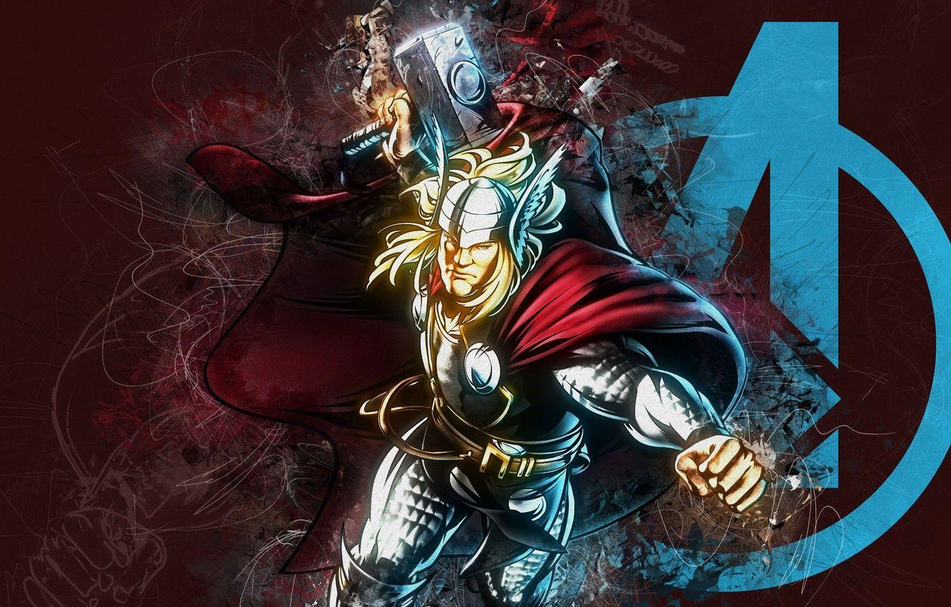 1332x850 Wallpaper fantasy, Marvel, comics, digital art, Thor