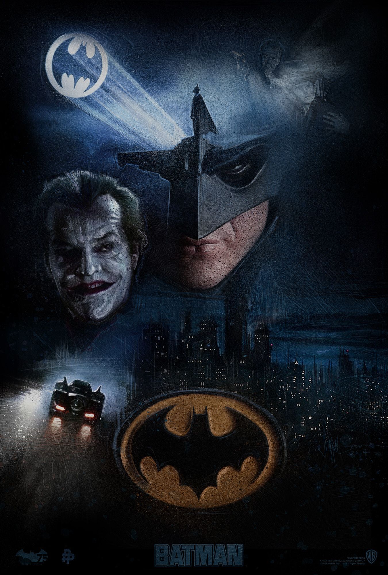 1350x2000 Download Jack Nicholson Joker Michael