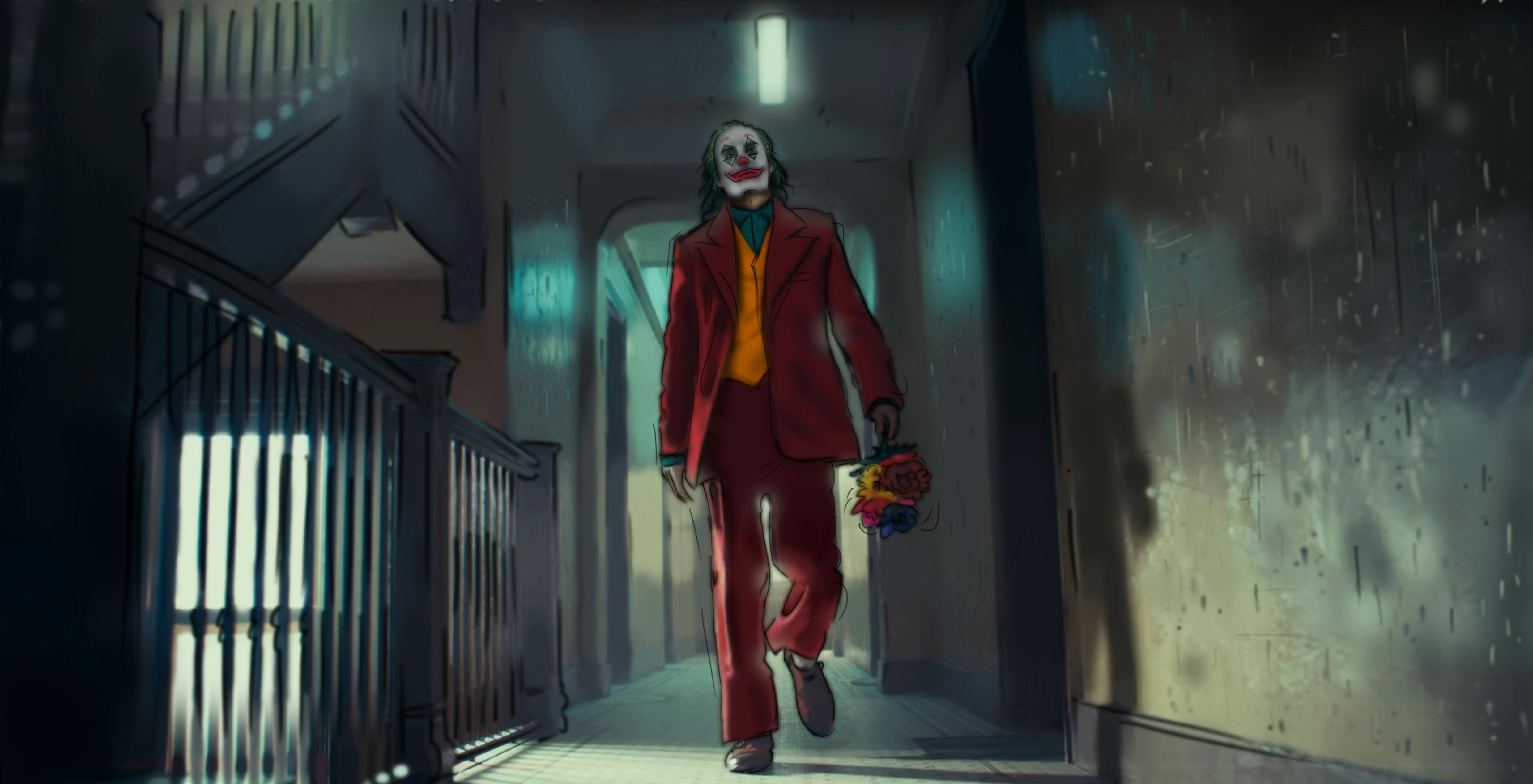 4959x2538 throw him into society Joker comic
