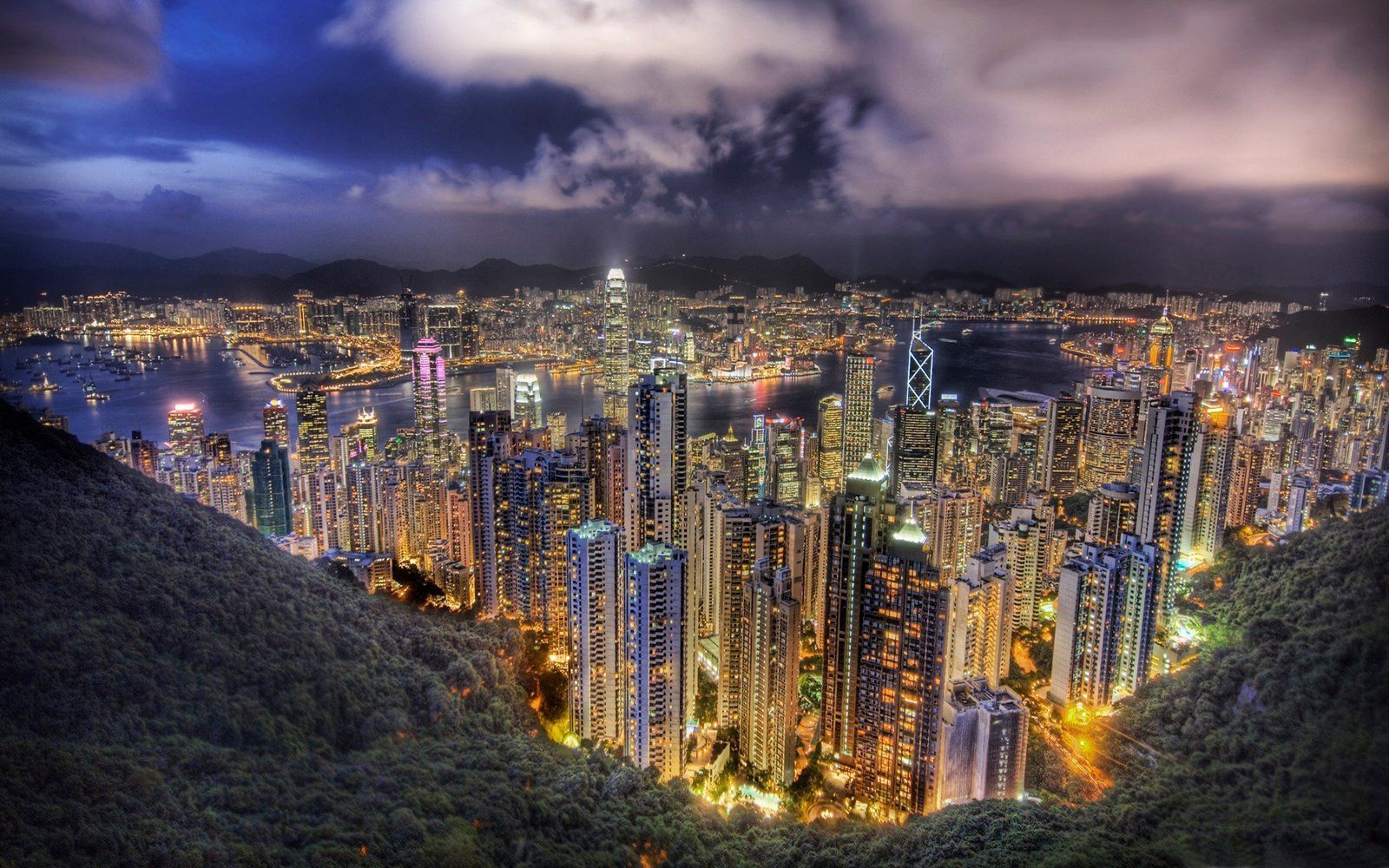 1600x1000 Cityscape Hdr Wallpaper 2560×1600