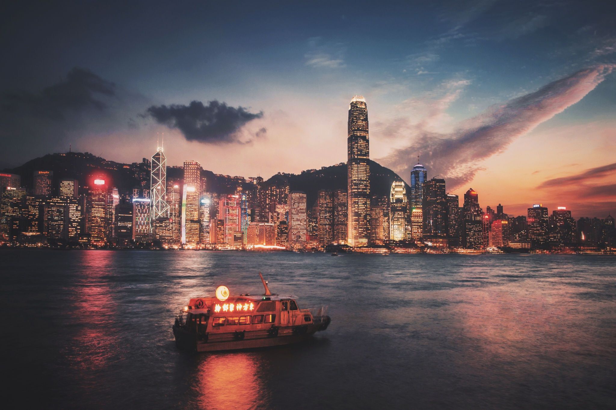 2048x1364 Hong Kong, skyscrapers, Victoria