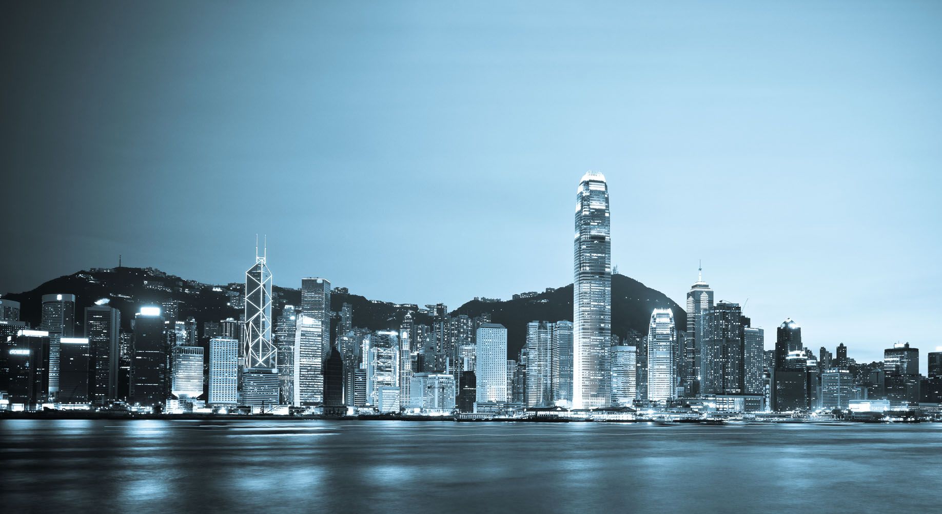 1836x1003 Hong Kong Revealed Through Its Skyline