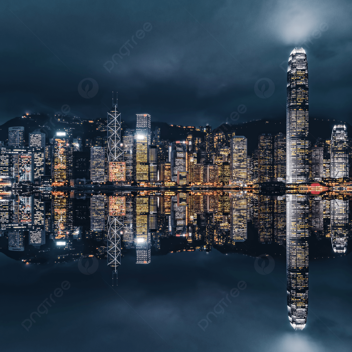 1200x1200 Victoria Harbour Hong Kong Background