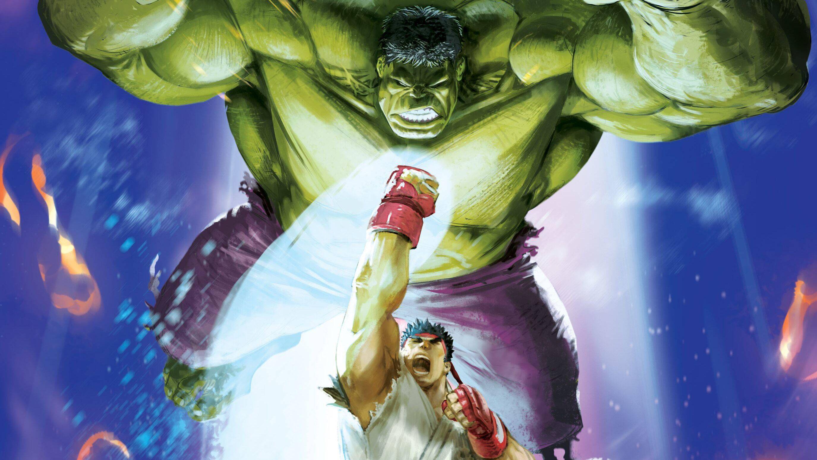 2750x1547 Hulk Vs Anime Guy, HD Superheroes, 4k Wallpaper, Image