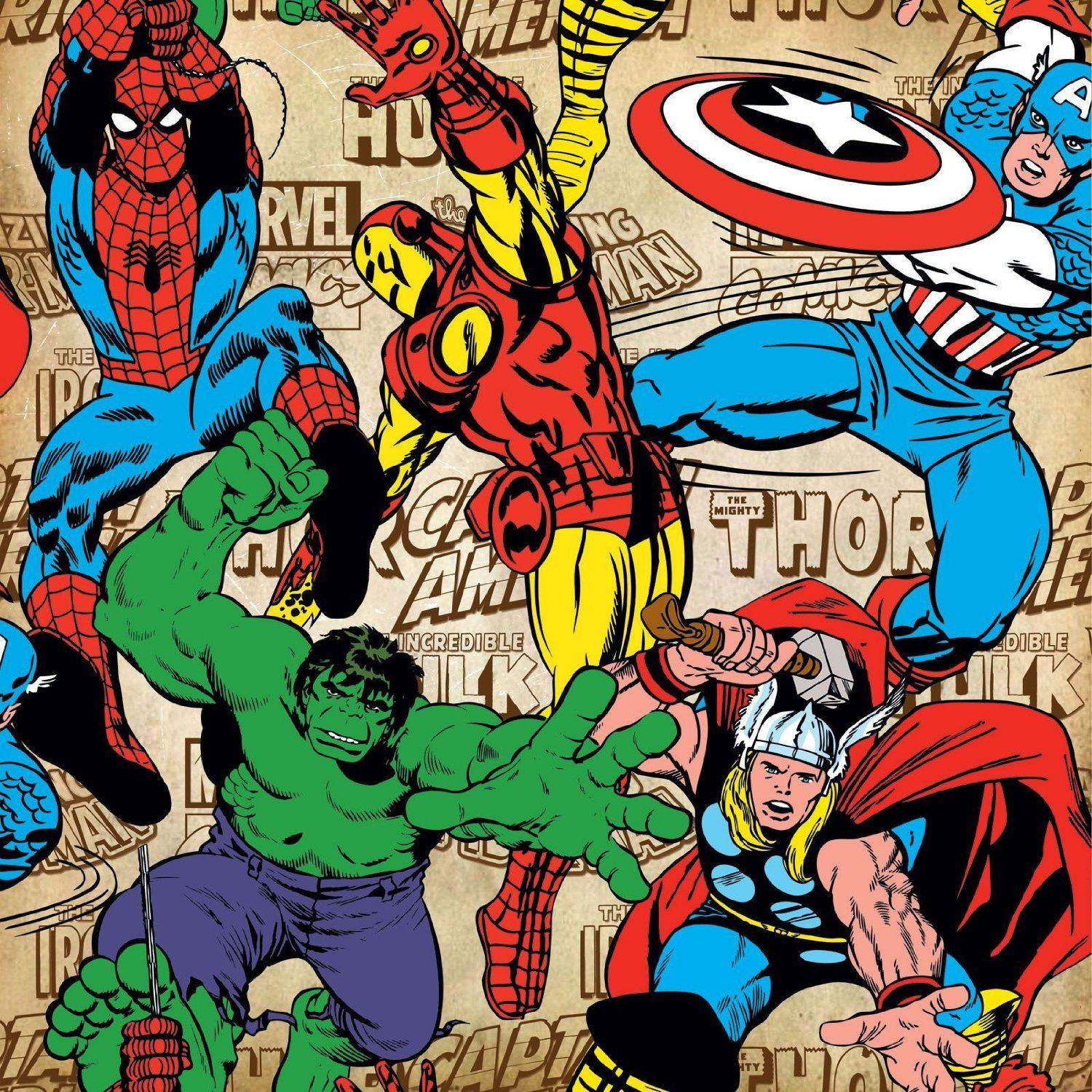 1500x1500 Marvel Superheroes Wallpaper