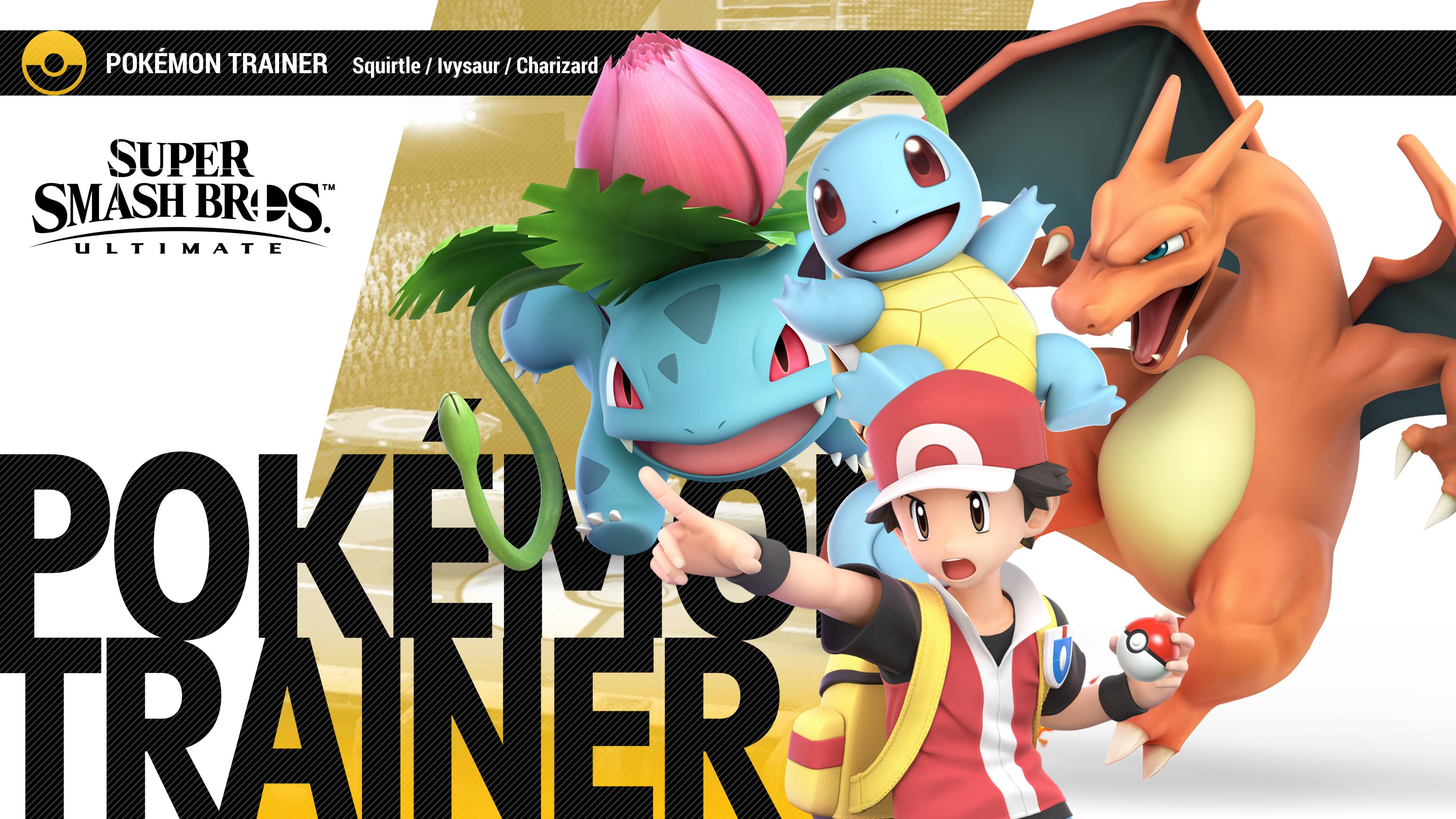 3840x2160 Super Smash Bros Ultimate Pokemon Trainer Wallpaper