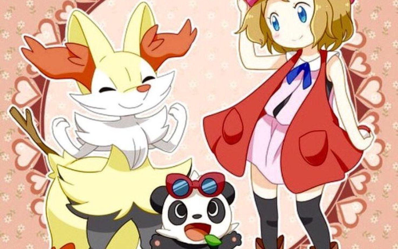 1368x855 Serena Braixen Panchan Pokemon Xy Pokemon Pinterest