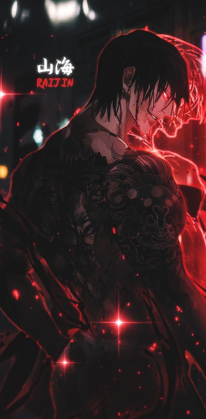 850x1727 Toji by RaijinVisuals, fushiguro toji